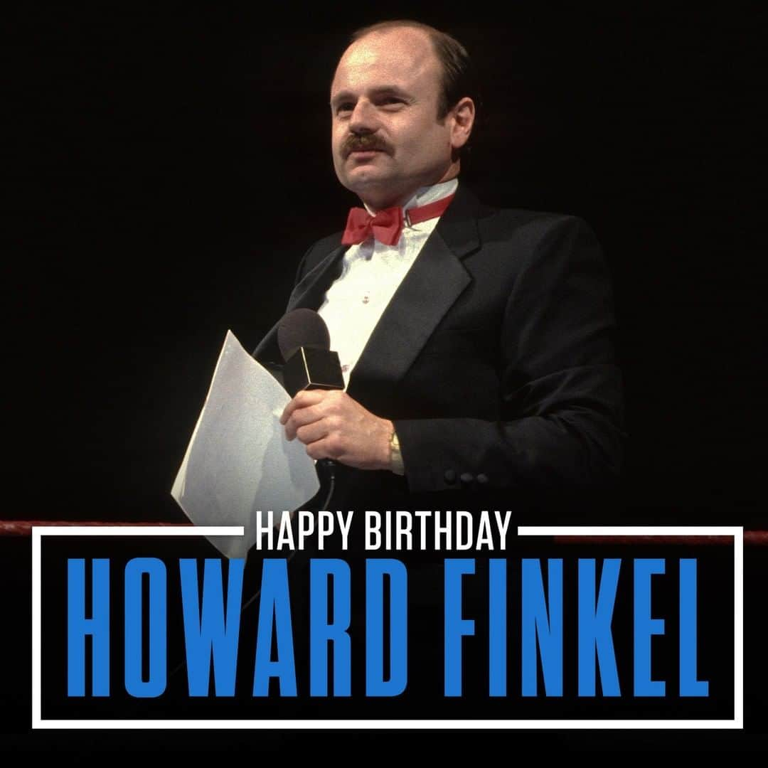 WWEさんのインスタグラム写真 - (WWEInstagram)「Happy birthday to legendary ring announcer and #WWE Hall of Famer, #HowardFinkel!」6月8日 9時00分 - wwe