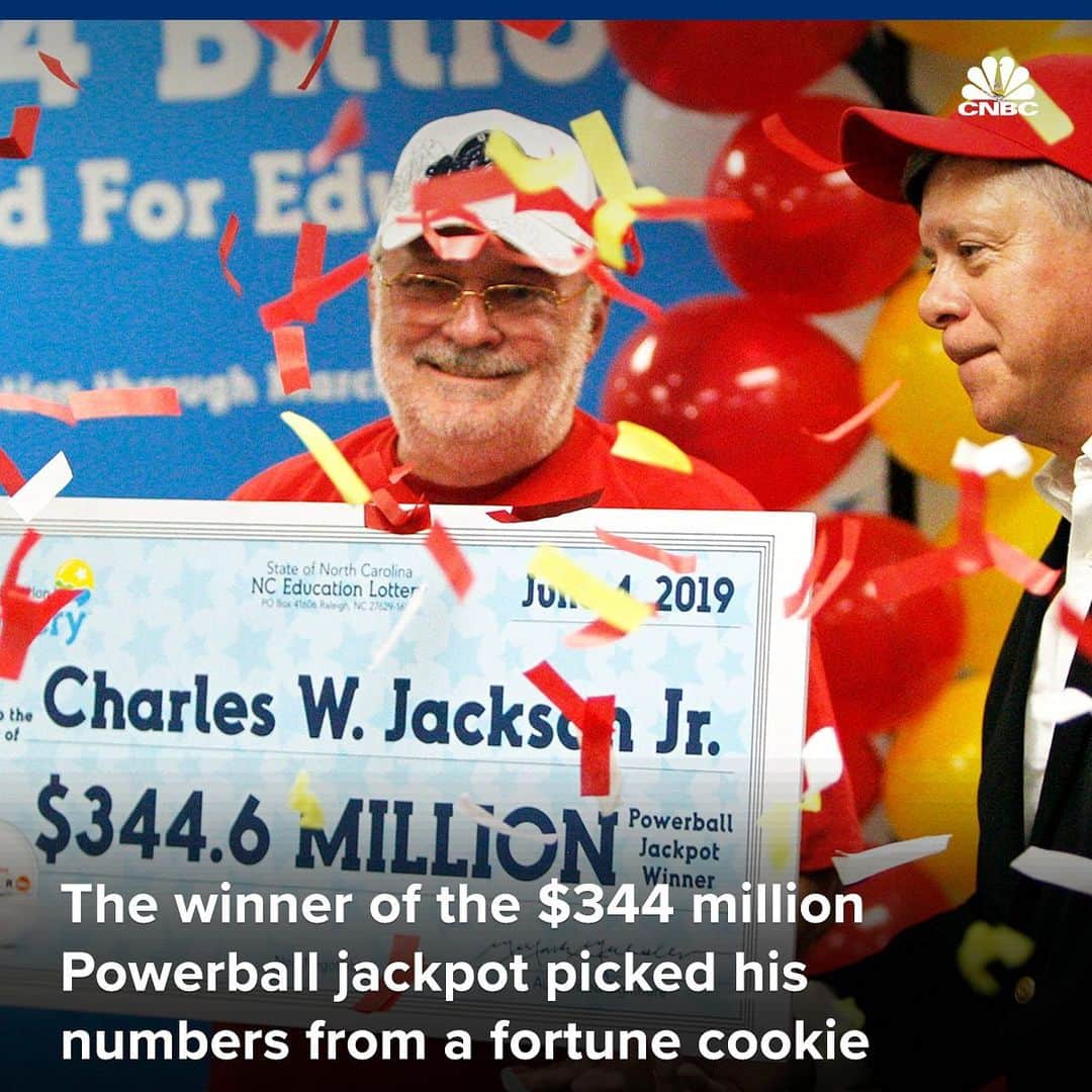 CNBCさんのインスタグラム写真 - (CNBCInstagram)「with @cnbcmakeit: Charles W. Jackson Jr.’s story of how he won the $344.6 million Powerball jackpot might just cause a spike in fortune cookie sales.⠀⠀ ⠀⠀ 66-year-old Charles a retired store-owner in North Carolina, came forward to collect his massive prize on Tuesday. At a news conference announcing his good fortune, Jackson said he found his winning lottery numbers on the back of the piece of paper inside a fortune cookie given to him by his granddaughter during a recent trip to a Vietnamese restaurant. How lucky, right?⠀⠀ ⠀⠀ While the fortune cookie claimed to offer lucky numbers, Jackson still did not expect them to be lucky enough to win him hundreds of millions of dollars.⠀⠀ ⠀⠀ “You play to win, but you never really expect to win the whole dang pot,” Jackson told North Carolina Education Lottery officials on Tuesday.⠀⠀ ⠀⠀ For the rest of this story, click the link in our bio.⠀⠀ *⠀⠀ *⠀⠀ *⠀⠀ *⠀⠀ *⠀⠀ *⠀⠀ *⠀⠀ *⠀⠀ #luxury #lifestyle #luxurylife #luxurylifestyle #jackpot #money #winner #travel # #vacation #cnbc  #powerball #lotterywinner #winner #cnbcmakeit ⠀⠀ ⠀⠀」6月8日 9時02分 - cnbc