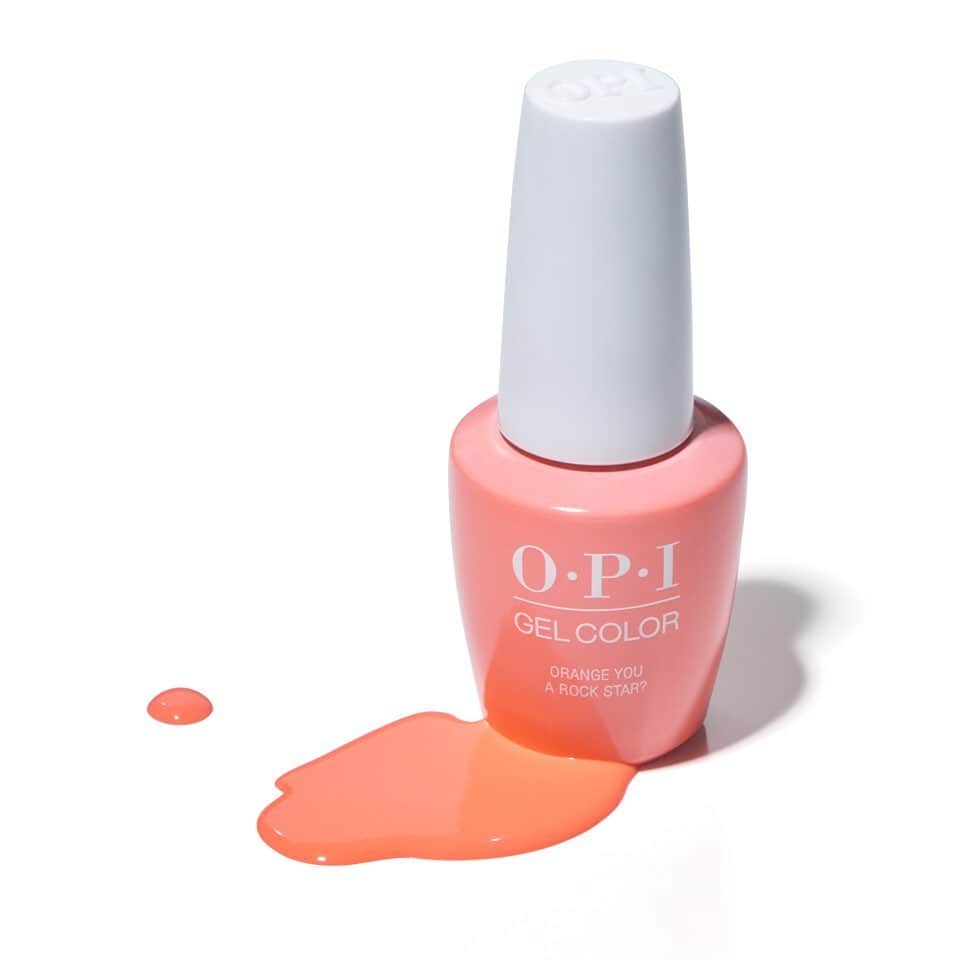 OPIさんのインスタグラム写真 - (OPIInstagram)「#OrangeYouARockStar? 🤘 🎸We thought so, and rockstars shouldn't have to sit around waiting for their nails to dry. ⏱ Try this punchy new #OPINeons shade in #OPIGelColor and go straight from the salon to your next summer party with 🚫 dry time! #ColorIsTheAnswer #NeonNails #OPIObsessed #GelNails #Manicure」6月8日 12時00分 - opi