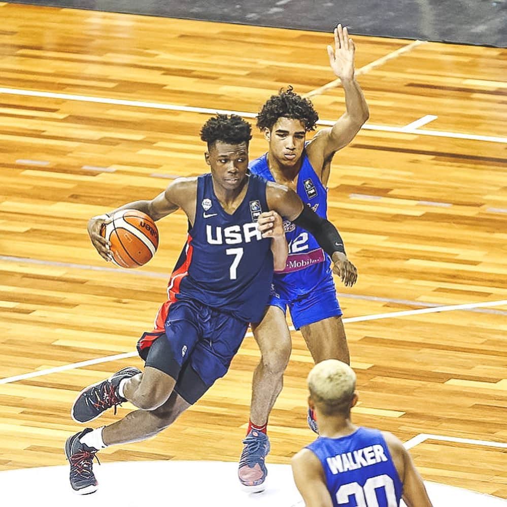 USA Basketballさんのインスタグラム写真 - (USA BasketballInstagram)「✅ Defeat Puerto Rico ✅ Qualify for 2020 #FIBAU17 World Cup . Productive day for the USA Men’s U16 National Team.」6月8日 12時50分 - usabasketball