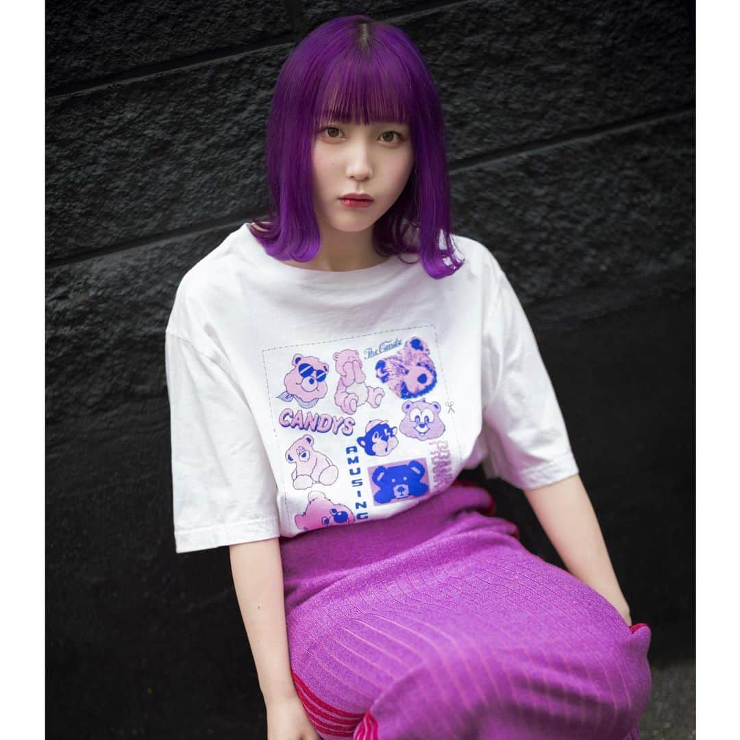 Candy Stripperさんのインスタグラム写真 - (Candy StripperInstagram)「. Fukurena Select💗 ﻿ STICKER OF BEAR TEE ﻿ price：¥5,900(+tax)﻿ size：2(M) / 3(L) /4(LL) color：OFF WHITE / RED / BLACK / BLACK ﻿ モデル着用：4(LL) / OFF WHITE  ピンクが大すきなふくれなちゃんの Tシャツに合わせたコーデにも大注目♡ オススメコメントはMAGAZINE6月号でご覧いただけます✨ ﻿ #candystripper #2019summer #livethewayyouare #candystore #candystripper_magazine #ふくれな」6月8日 23時00分 - candystripper_official