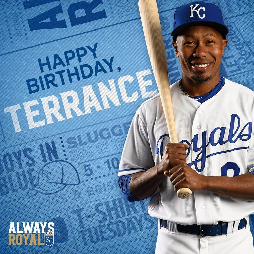 カンザスシティ・ロイヤルズさんのインスタグラム写真 - (カンザスシティ・ロイヤルズInstagram)「‪Happy Birthday, Terrance! #AlwaysRoyal 🥳💨‬」6月8日 23時03分 - kcroyals