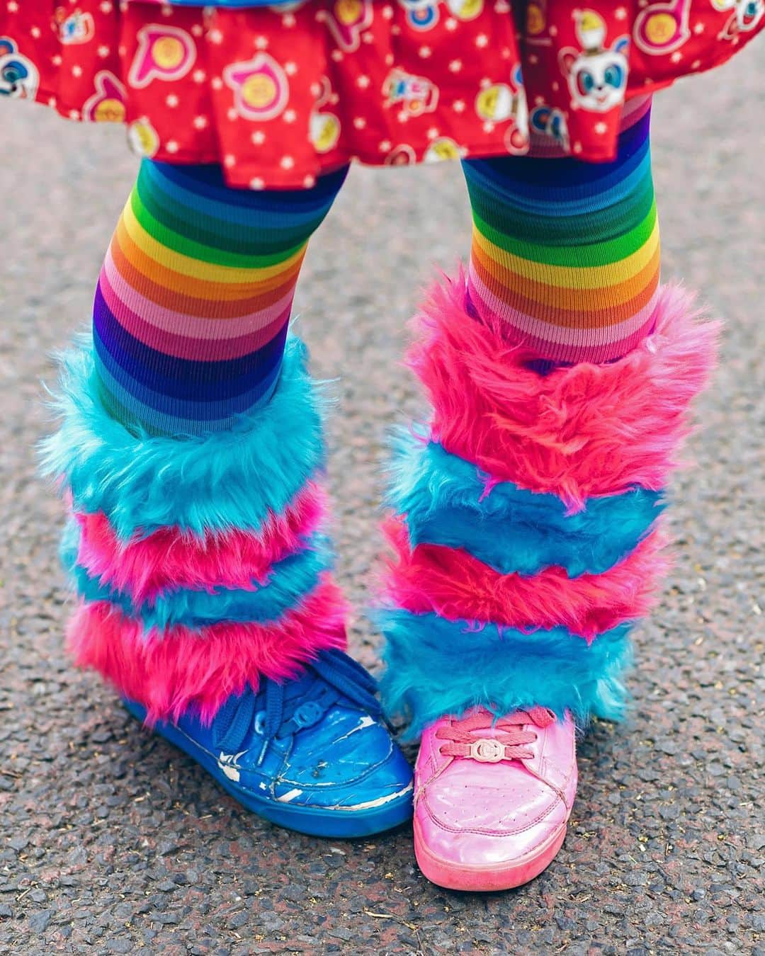 Harajuku Japanさんのインスタグラム写真 - (Harajuku JapanInstagram)「Well known Harajuku street style personality Mai (@mai_no.13) wearing a mostly handmade old school Japanese decora look with rainbow hair falls, a flip phone, a Tomoe Shinohara doll, furry leg warmers, Care Bears, Sailor Moon, Pokemon, and lots of colorful decora accessories. Swipe left to see all of the amazing details of this look!!」6月8日 14時50分 - tokyofashion