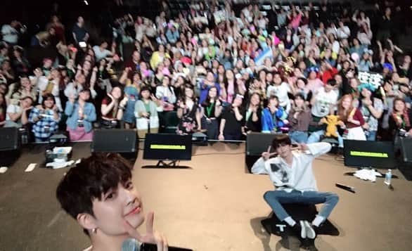 UP10TIONさんのインスタグラム写真 - (UP10TIONInstagram)「Today’s winner #KOGYEOL & #XIAO 😆 We had so much fun. See you again next time! ⠀⠀⠀ #UP10TION #업텐션 #2019LaberintoTour #NorthAmerica」6月8日 15時30分 - u10t_official