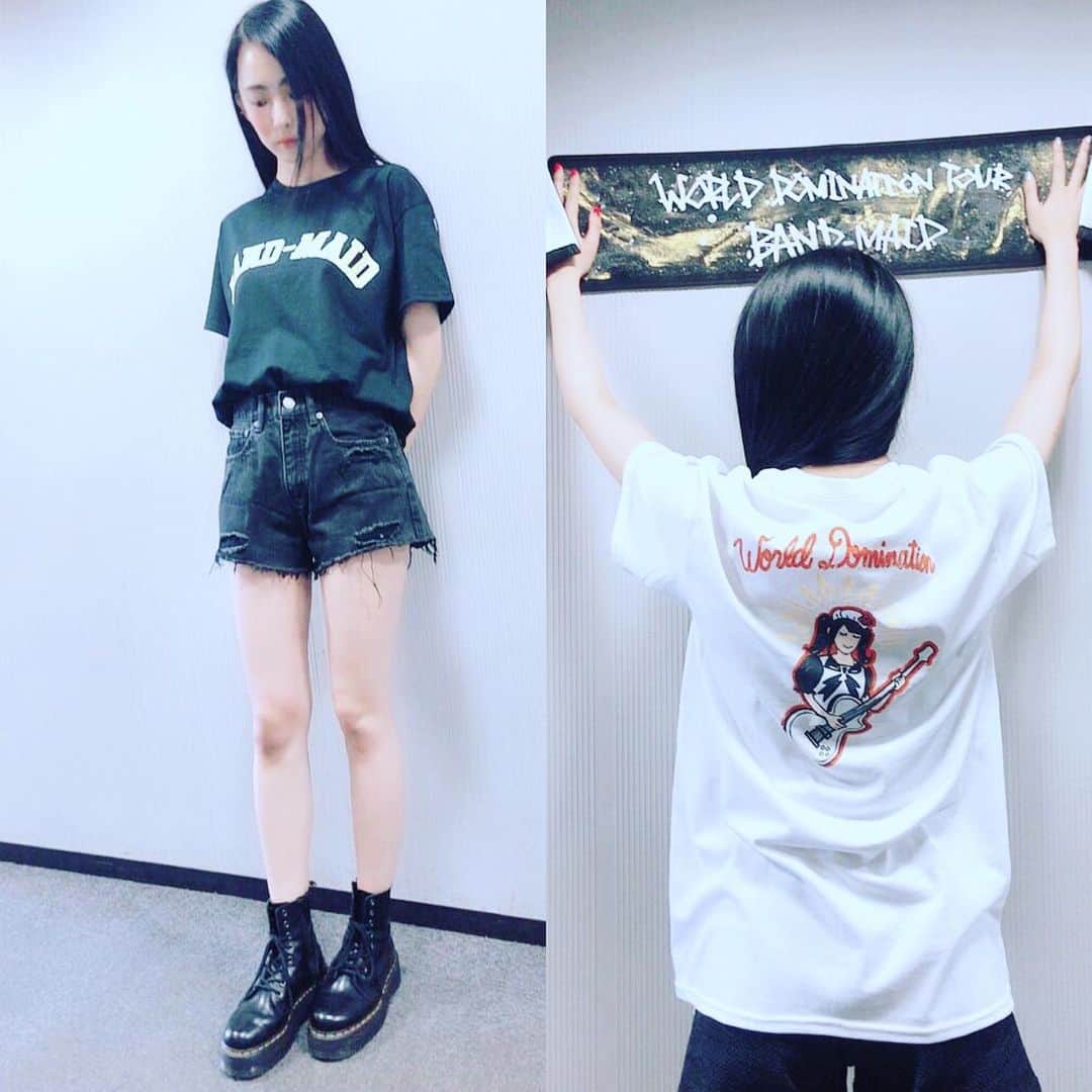 BAND-MAIDさんのインスタグラム写真 - (BAND-MAIDInstagram)「#bandmaid #worlddomination #wdbm #archlogoT #hanshin #flagT #tourtowel #sizeM #saiki」6月8日 15時54分 - bandmaid.jp