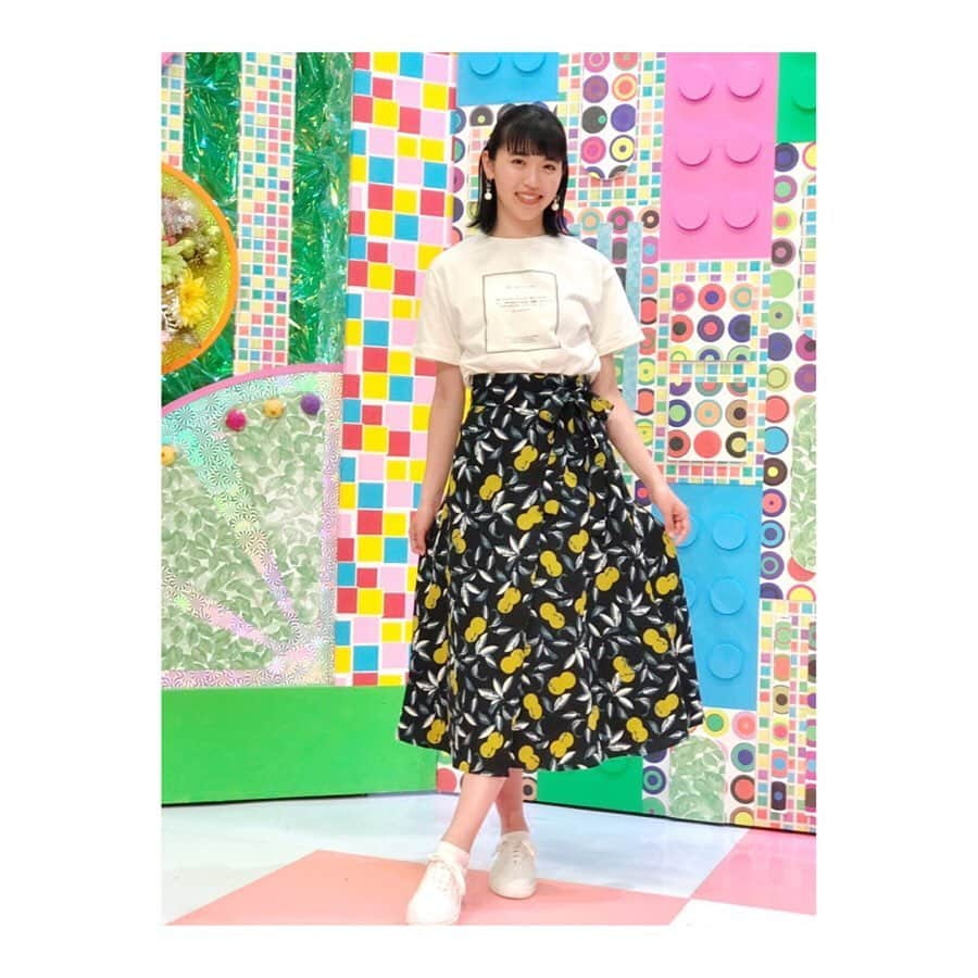 彩香さんのインスタグラム写真 - (彩香Instagram)「今日のハッピィ🐣🌈 奈良岡功大選手のスマッシュが凄すぎました😭✨ ＊ ＊ ＊ 衣装は、 @naturalcouture_official さんでした💛♡💛♡ #ハッピィ #aba #奈良岡功大 選手 #バドミントン #3年連続優勝 #陳麻家 #担々麺 #naturalcouture #ナチュラルクチュール」6月8日 16時01分 - saika_ringomusume