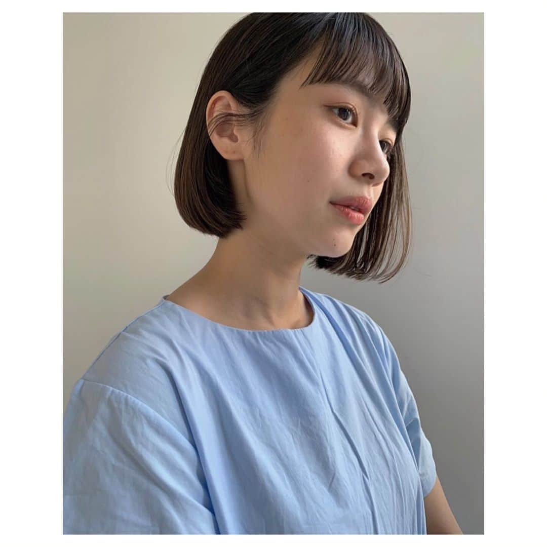 宮崎葉さんのインスタグラム写真 - (宮崎葉Instagram)「前髪cut by @by.nagao  カットは基本 by長尾さんです🦋🦋 スペシャルうまい😦 #syan #bynagao #byの重複」6月8日 16時24分 - you_miyazaki