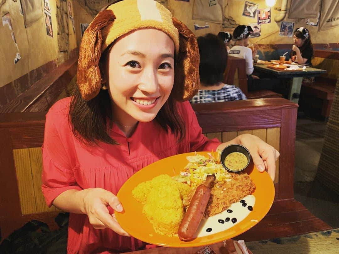 馬淵優佳さんのインスタグラム写真 - (馬淵優佳Instagram)「ライスがウッディ💖 #東京ディズニーシー #ランチ #トイストーリー #ウッディ」6月8日 17時27分 - mabu0205