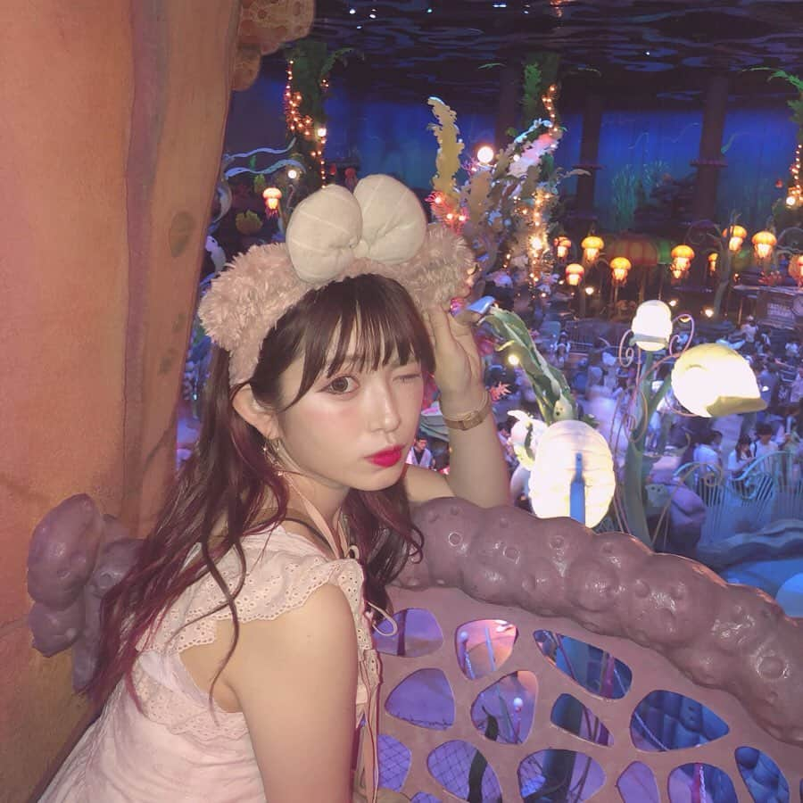 青木菜花さんのインスタグラム写真 - (青木菜花Instagram)「.﻿ .﻿ ディズニーシー🐠🐚💞﻿ .﻿ . #ディズニー #ディズニーシー #シェリーメイ #シェリーメイコーデ #disneysea #マーメイドラグーン #アリエル #instalike #instagood #l4l」6月8日 18時00分 - nanoka_0711