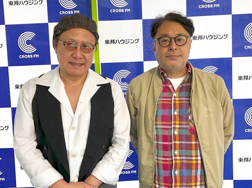 栗田善太郎のインスタグラム：「今夜と来週のCROSS FM MUSIC AMPは石橋凌さん登場！ 昨年デビュー40周年を迎えた凌さんに久留米時代から振り返って頂いてます！必聴です！！ #石橋凌」