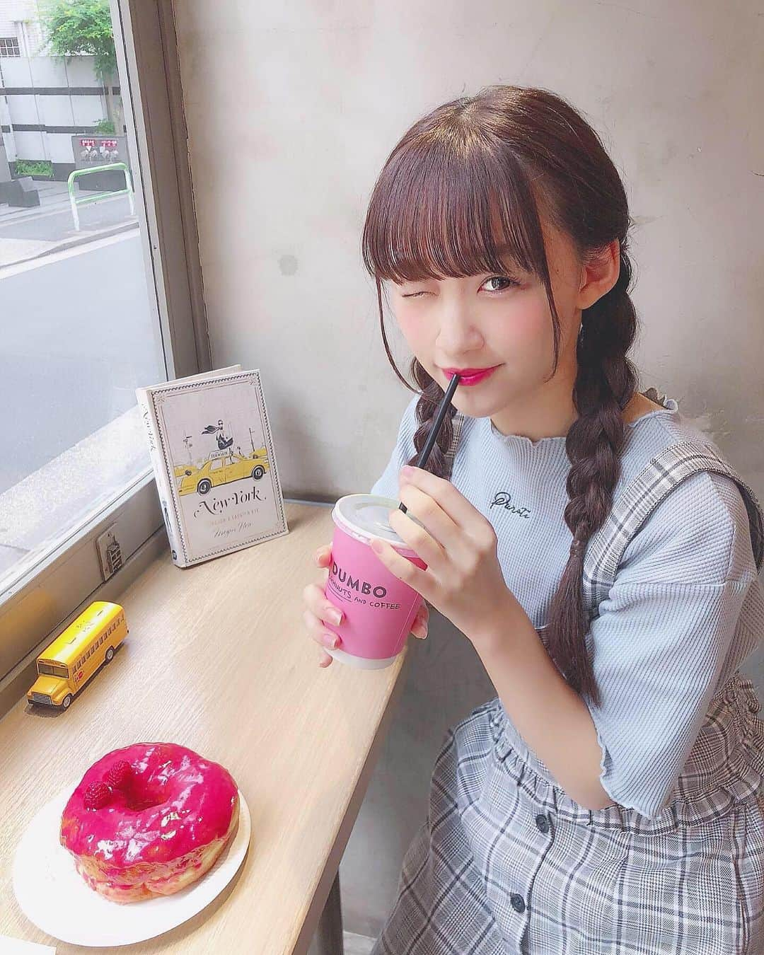 音嶋莉沙さんのインスタグラム写真 - (音嶋莉沙Instagram)「沢山写真撮ったから、のーせよっ！！﻿﻿ ﻿﻿ 👗Risaコーデ👗﻿﻿ ﻿﻿ 全身 @wego_official だよ💕﻿ ﻿ ビスチェかわいい🎀﻿ ﻿﻿ ﻿﻿ ﻿﻿ ﻿﻿ ﻿ ﻿ ﻿ ﻿ #インスタ映え #ドーナツ #ダンボドーナツ﻿ #ダンボドーナツアンドコーヒー #カフェ﻿ #wego #wegoコーデ #ビスチェ #ビスチェコーデ﻿ #ウィーゴー #Risaコーデ #三つ編み」6月8日 19時33分 - otoshima_risa