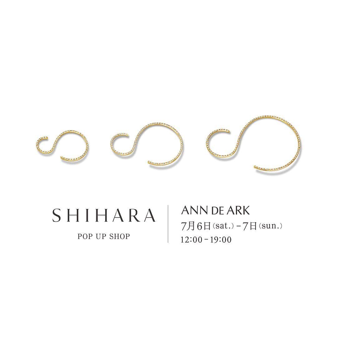 のインスタグラム：「【EVENT NEWS】 ・ SHIHARAの受注会開催が決定致しました！ 新作を含むフルコレクションがご覧頂ける、貴重な機会となっております。 スタッフ一同、皆さまのご来店心よりお待ちしております。 7月6日（sat）〜7月7日（sun） ・ お問い合わせはこちらから ⬇︎⬇︎⬇︎⬇︎ @ann_de_ark ・ #shihara #シハラ #event #受注会 #jewelry #fashion #ファッション #coordinate #style #styling #コーデ #コーディネート #レディース #ショップ #栃木 #宇都宮 #arknets #anndeark」