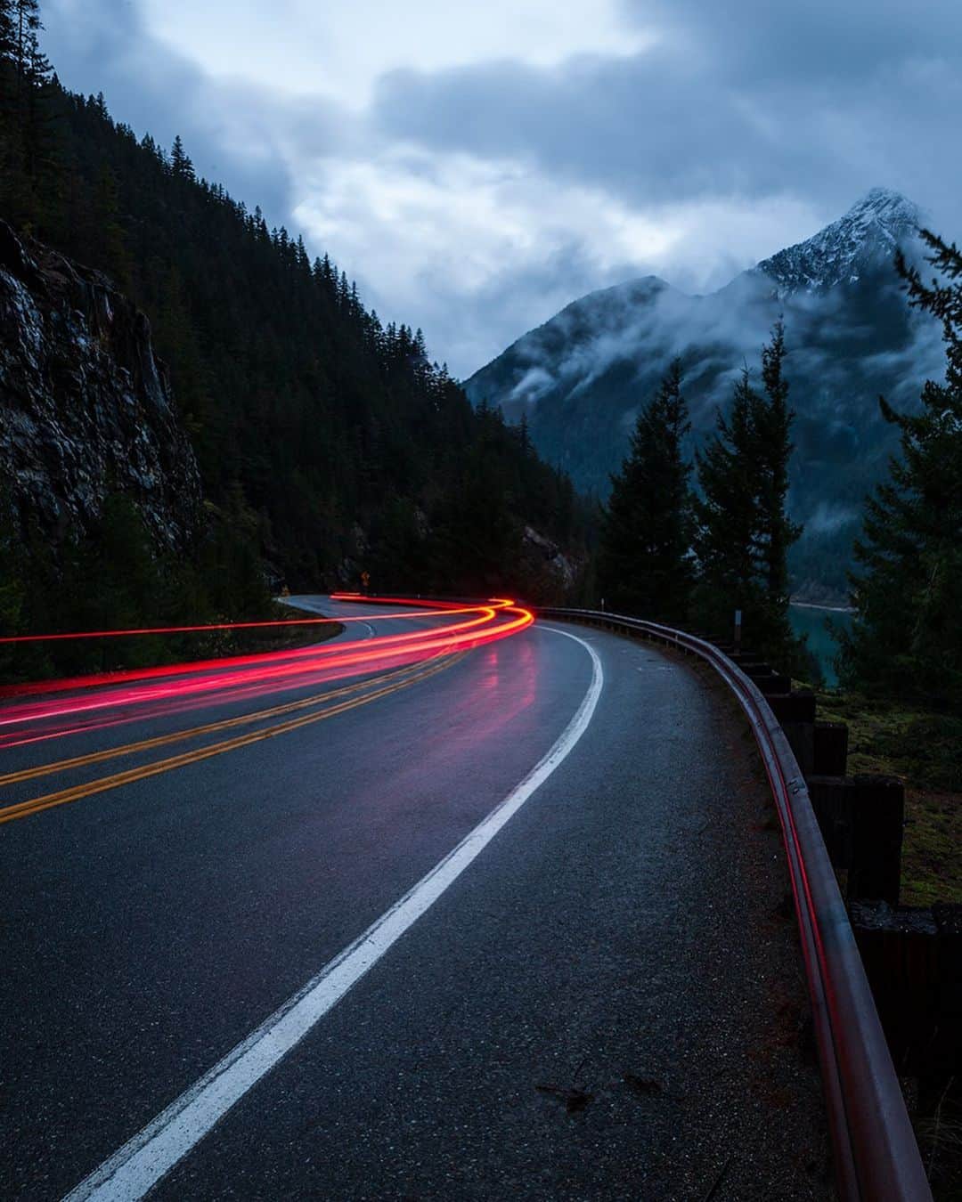 CANON USAさんのインスタグラム写真 - (CANON USAInstagram)「"An evening spent chasing rain in the awesome North Cascades Highway, WA with my #Canon5DClassic." #MyCanonStory  Photo Credit: @msharanbabu Camera: #Canon EOS 5D Lens: EF 24-70mm f/2.8L USM Aperture: f/18 ISO: 50 Shutter Speed: 6 sec Focal Length: 24mm  #teamcanon #canonusa #longexposure #highway #cascades #travel」6月8日 21時39分 - canonusa