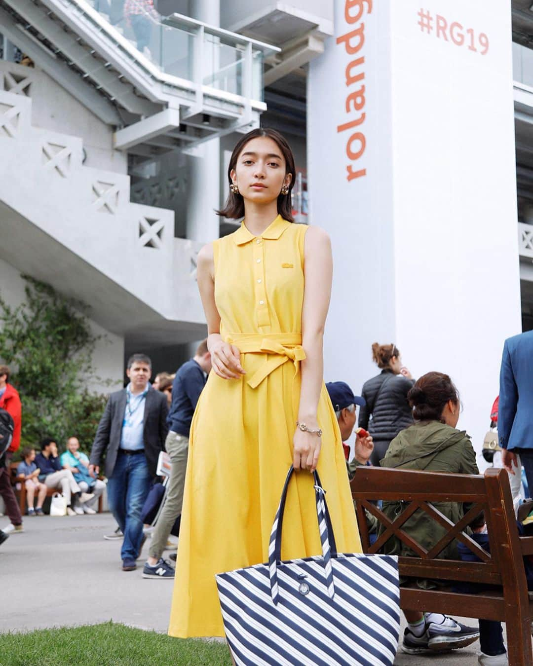 Droptokyoさんのインスタグラム写真 - (DroptokyoInstagram)「LACOSTE – FRENCH OPEN TENNIS “ROLAND GARROS” @lacoste  #ラコステ #Lacoste#PlayItCool#RG2019#pr #paris#l#streetstyle#droptokyo#tokyo#japan#streetscene#streetfashion#streetwear#streetculture#fashion #ファッション#パリ#rolandgarros  Photography: @cazumax @drop_paris」6月8日 21時46分 - drop_tokyo