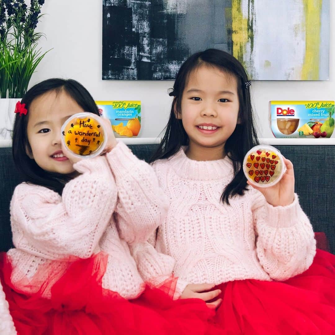 Dole Packaged Foods（ドール）のインスタグラム：「Leaving a trail of notes for your #bestfriend to find is bound to make today, and every day, a little bit sweeter ❤️ How will you surprise your BFF on #NationalBestFriendDay?」
