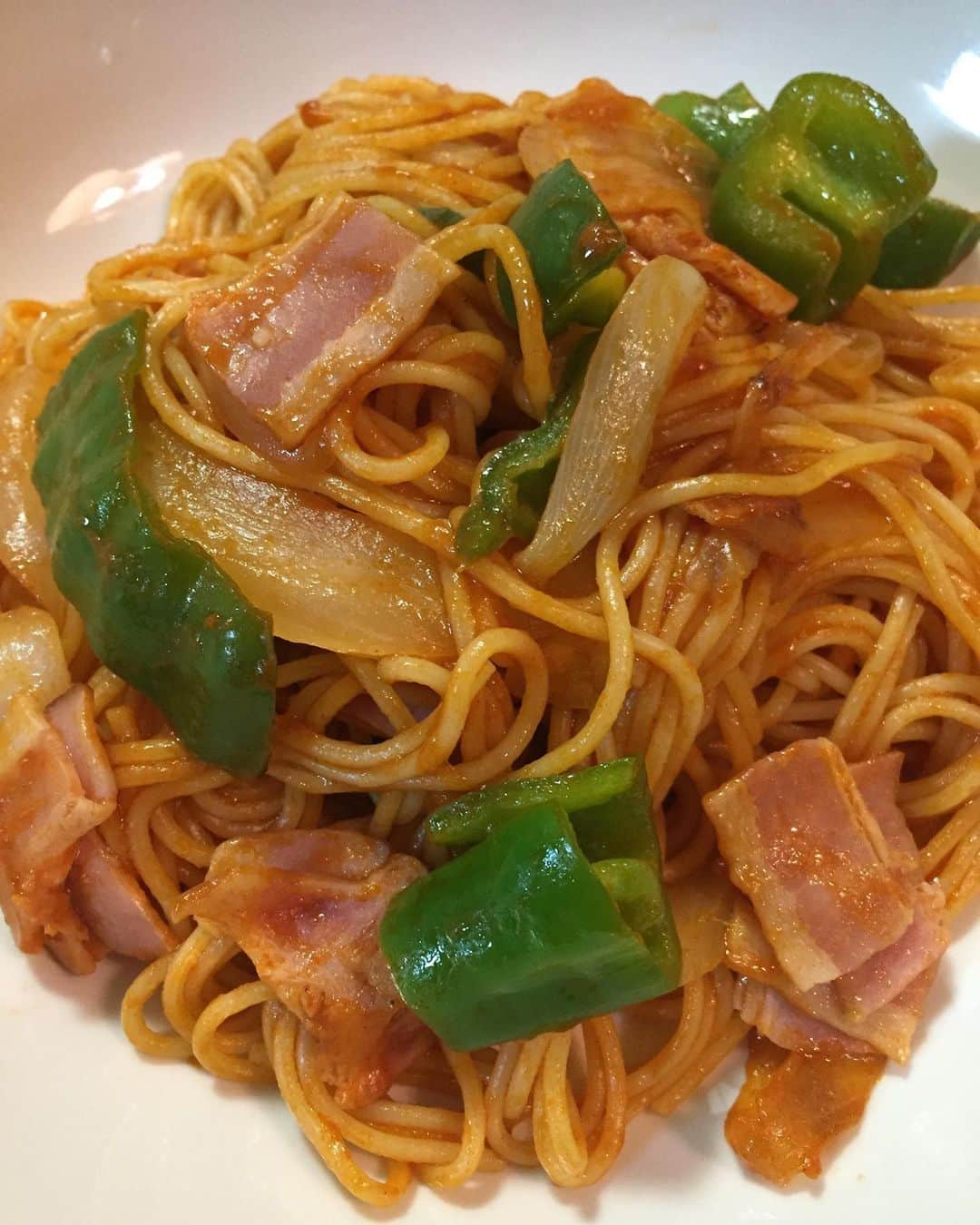 のインスタグラム：「#きのう何食べた  #ナポリタン #ドラマ #作らずにはいられない #影響受けがち」