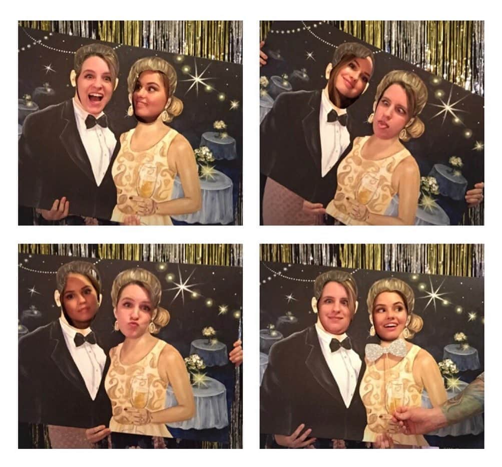 デビー・ライアンのインスタグラム：「from the cheerleader that was nicest to me at mascot camp, to prom dates to maids of honor and homeowners — the adventures keep coming. I guess you could say we’ll always have history together (we became friends in middle school history class that’s the joke). Hbd emm✨」