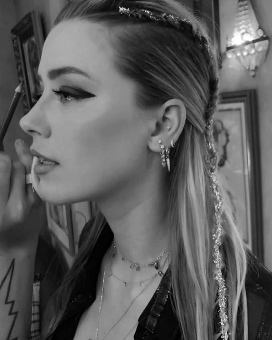 アンバー・ハードさんのインスタグラム写真 - (アンバー・ハードInstagram)「@ysl ready: thanks to @renatocampora  and @Melaniemakeup」6月9日 4時18分 - amberheard