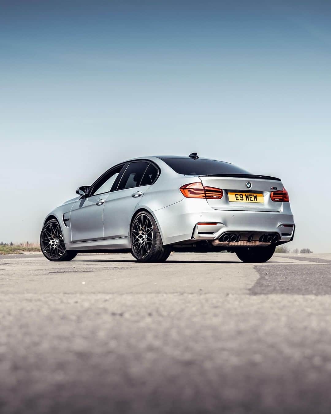 BMWのインスタグラム：「Iconic king of the asphalt. The BMW M3 Sedan. #BMWrepost @english__will__m3  @mr.revmatch  #BMW #M3 #BMWM __ BMW M3 Sedan: Fuel consumption in l/100 km (combined): 8.8 (8.3). CO2 emissions in g/km (combined): 204 (194). The figures in brackets refer to the vehicle with seven-speed M double-clutch transmission with Drivelogic. The values of fuel consumptions, CO2 emissions and energy consumptions shown were determined according to the European Regulation (EC) 715/2007 in the version applicable at the time of type approval. The figures refer to a vehicle with basic configuration in Germany and the range shown considers optional equipment and the different size of wheels and tires available on the selected model. The values of the vehicles are already based on the new WLTP regulation and are translated back into NEDC-equivalent values in order to ensure the comparison between the vehicles. [With respect to these vehicles, for vehicle related taxes or other duties based (at least inter alia) on CO2-emissions the CO2 values may differ to the values stated here.] The CO2 efficiency specifications are determined according to Directive 1999/94/EC and the European Regulation in its current version applicable. The values shown are based on the fuel consumption, CO2 values and energy consumptions according to the NEDC cycle for the classification. For further information about the official fuel consumption and the specific CO2 emission of new passenger cars can be taken out of the „handbook of fuel consumption, the CO2 emission and power consumption of new passenger cars“, which is available at all selling points and at https://www.dat.de/angebote/verlagsprodukte/leitfaden-kraftstoffverbrauch.html.」
