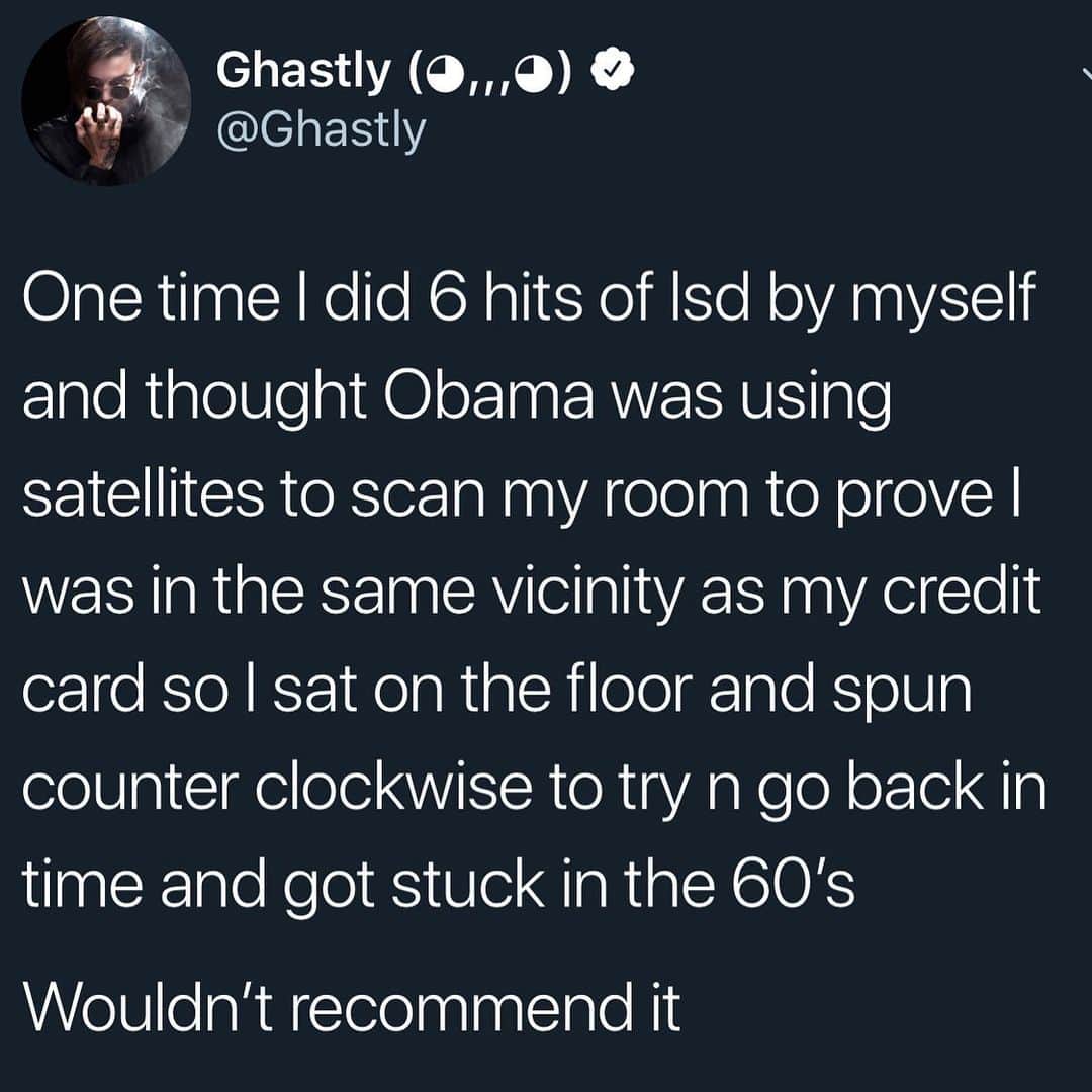 Ghastlyのインスタグラム：「Wouldn’t recommend it」