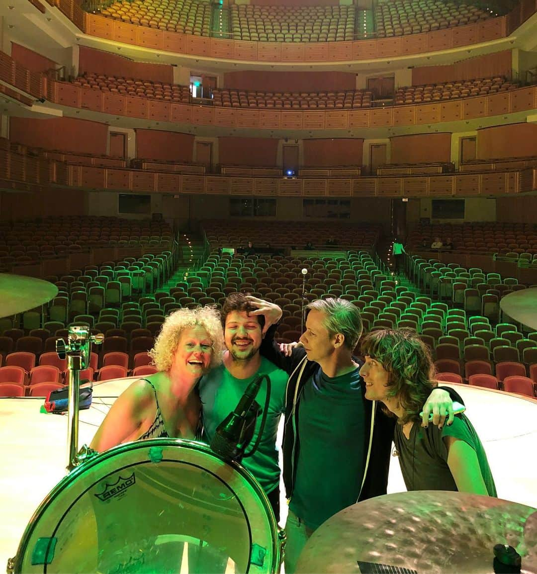 ジョン・キャメロン・ミッチェルさんのインスタグラム写真 - (ジョン・キャメロン・ミッチェルInstagram)「Soundcheck for tnights #theoriginoflovetour show in Miami at the beautiful concert hall at @arschtcenter! Come on down! Pic by @pete.buttigieg (or was it @petepeterpedro) #hedwigandtheangryinch」6月9日 6時29分 - johncameronmitchell