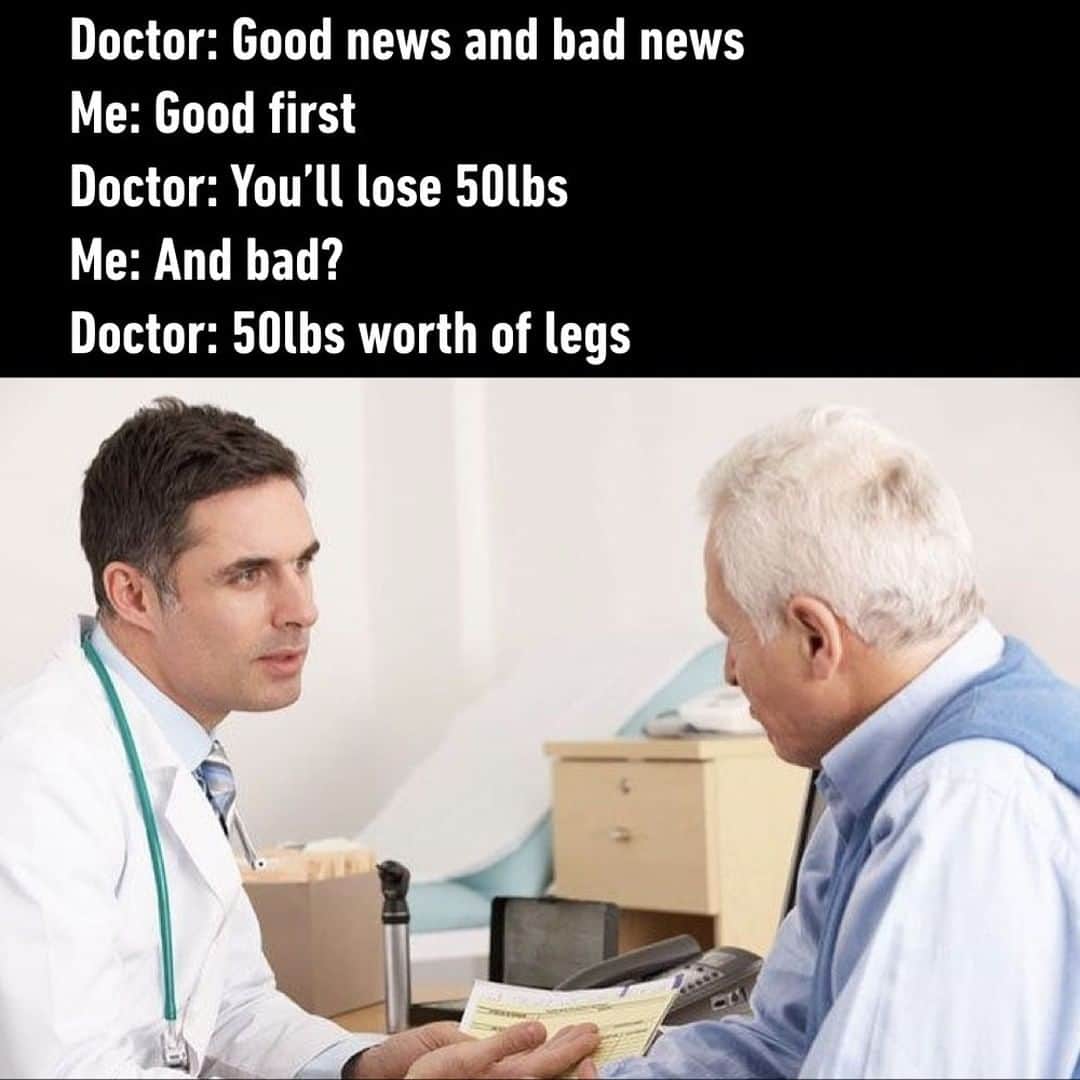 9GAGさんのインスタグラム写真 - (9GAGInstagram)「Well, at least I have the good news⠀ ⠀ #doctor #patient #9gag」6月9日 7時00分 - 9gag