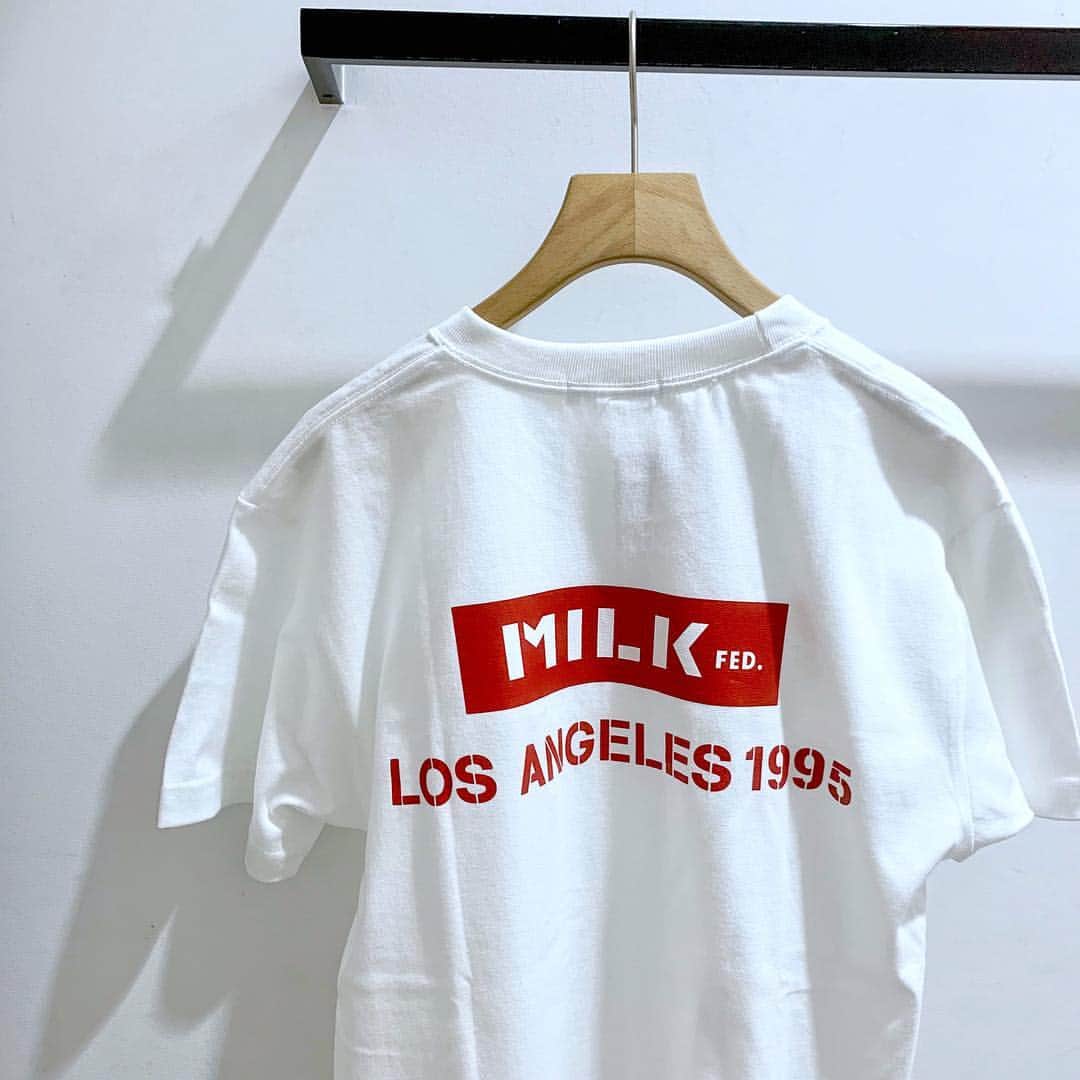 MILKFED.さんのインスタグラム写真 - (MILKFED.Instagram)「<<MILKFED. TEE COLLECTION>>﻿﻿ ﻿ 大人気のBARロゴが﻿ 大きくプリントされたTシャツ！﻿ ﻿ お友だちや彼とお揃いで﻿ おでかけしたいTシャツが﻿ MILKFED.にはたくさん揃っています♡﻿ ﻿ SS TEE BACK BIG BAR ﻿ ¥4,000＋TAX﻿ ﻿﻿ ﻿﻿ #milkfed #milkfedjp ﻿﻿﻿﻿﻿﻿ #コーデ #casualstyle ﻿﻿﻿﻿﻿ #ガーリーストリート﻿﻿ #kawaii #Tシャツ﻿」6月9日 9時36分 - milkfedjp