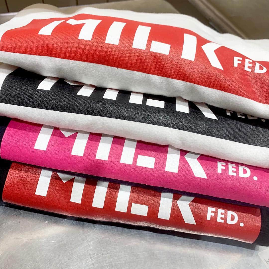 MILKFED.さんのインスタグラム写真 - (MILKFED.Instagram)「<<MILKFED. TEE COLLECTION>>﻿﻿ ﻿ 大人気のBARロゴが﻿ 大きくプリントされたTシャツ！﻿ ﻿ お友だちや彼とお揃いで﻿ おでかけしたいTシャツが﻿ MILKFED.にはたくさん揃っています♡﻿ ﻿ SS TEE BACK BIG BAR ﻿ ¥4,000＋TAX﻿ ﻿﻿ ﻿﻿ #milkfed #milkfedjp ﻿﻿﻿﻿﻿﻿ #コーデ #casualstyle ﻿﻿﻿﻿﻿ #ガーリーストリート﻿﻿ #kawaii #Tシャツ﻿」6月9日 9時36分 - milkfedjp
