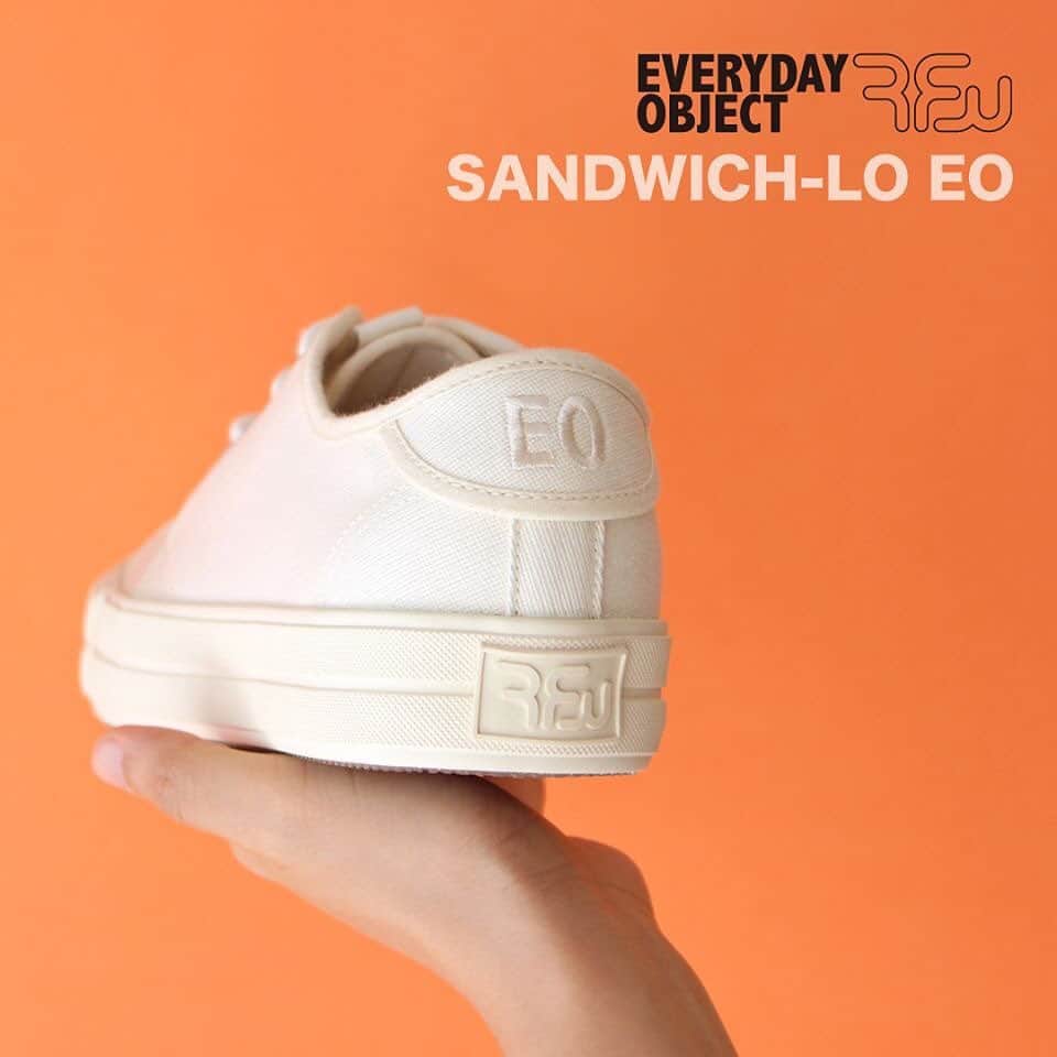 のインスタグラム：「《RFW SPECIAL COLLABORATION》 RFW × EVERYDAY OBJECT  SANDWICH-LO EO  About EVERYDAY OBJECT 2012年にEric Chiu氏により設立した台湾のWebsite。 ウェブマガジン、オンラインショップ、プライベートブランドなど数多くのジャンルを手がけており、台湾でも多大な影響を与えているWebsiteです。  そんなEVERYDAY OBJECTとのコラボモデルも 残りわずかとなりました。  RFW x EVERYDAY OBJECT  About EVERYDAY OBJECT Its a Taiwan base website which include web magazine, online shop,  private brand and more, established by Mr.Eric Chiu in 2012.  few item left for this model, grab it fast ! Link below for more information.  www.rfwtokyo.com @rfwtokyo  #rfw #rfwtokyo #rhythmfootwear #sneaker #sneakers #kicks #instashoes #instakicks #sneakerhead #sneakerheads #nicekicks #sneakerfreak #kickstagram #2018aw #autum #winter #tokyo #東京 #スニーカー #シューズ #リズム #rpm #rhythmprimarymarket #everydayobject #eo #sandwich #locut #limited #special #collaboration」