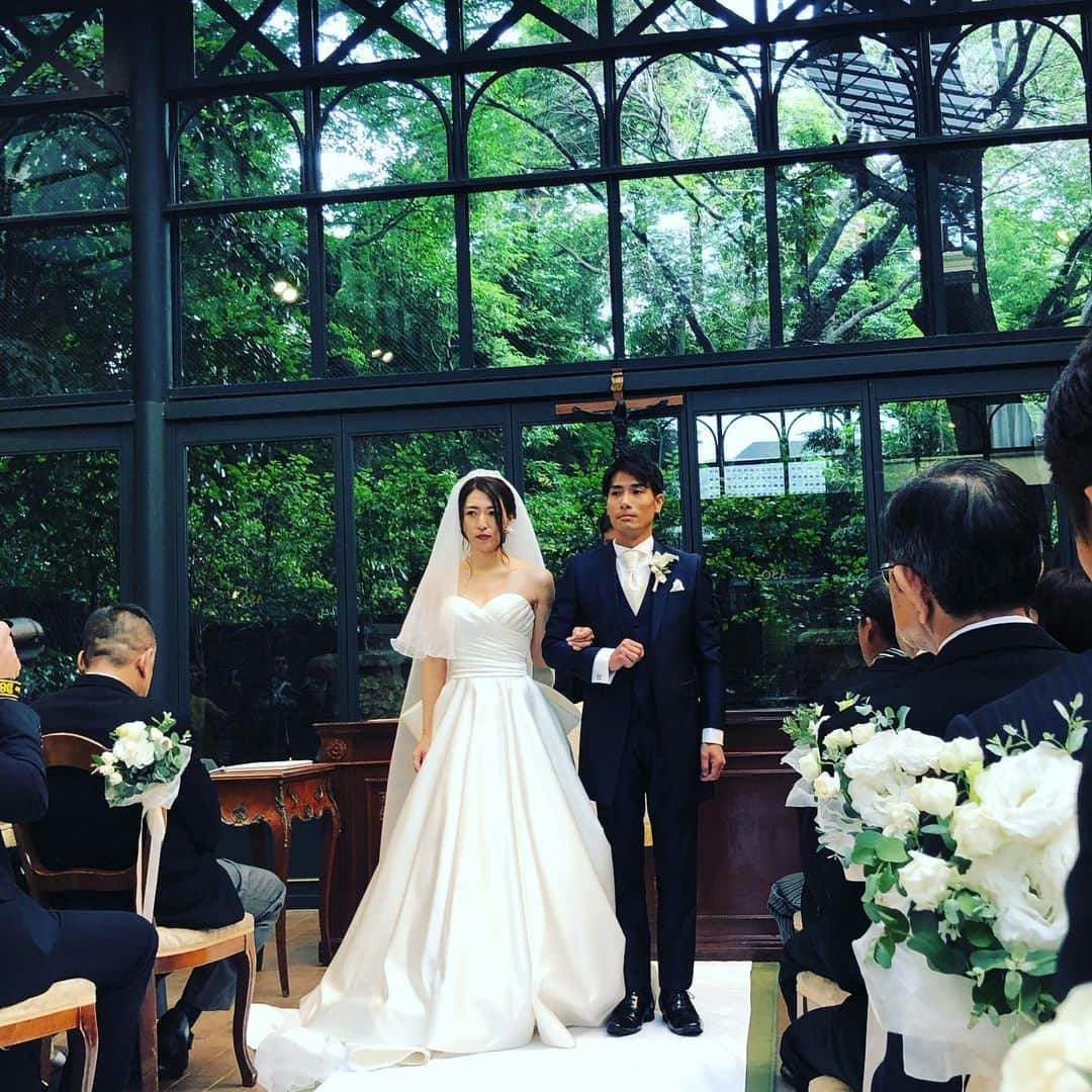井出有治さんのインスタグラム写真 - (井出有治Instagram)「😉ふたりの人柄が伝わる素晴らしい結婚式でした。 お料理や会場の雰囲気も👍🏼 #happy #wedding」6月9日 10時36分 - yuji_ide_official