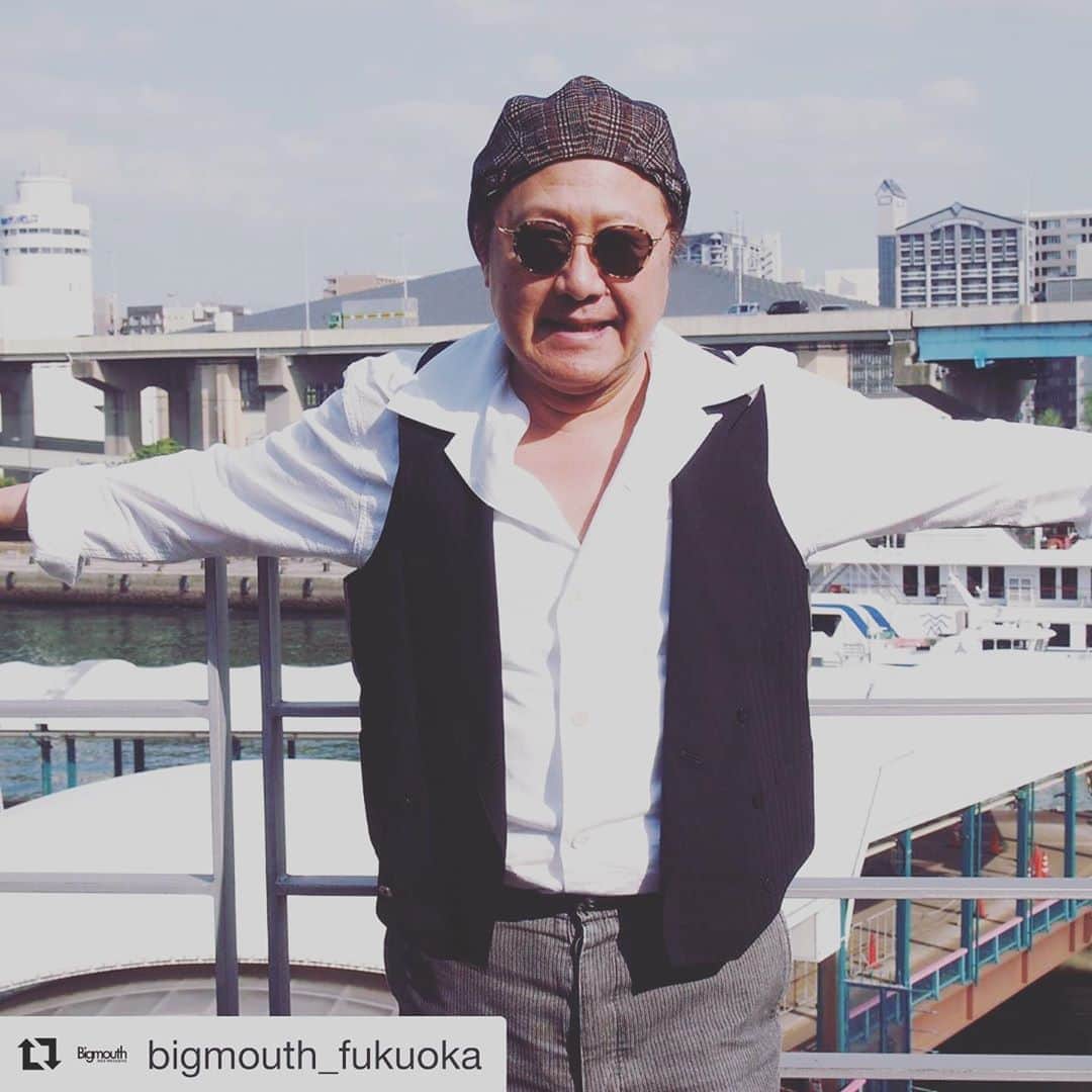 栗田善太郎のインスタグラム：「ROCKの日に音声で聴けるインタビューアップ！ 石橋凌さんの久留米時代からARBでデビュー迄のPart1 和製ベイシティローラーズ？ピンクレディーの前座？聴いてみて下さい！ #Repost @bigmouth_fukuoka with @get_repost ・・・ 昨年デビュー40周年を迎えた石橋凌さん。 石橋凌 x 栗田善太郎 音声で聴けるINTERVIEWアップしました。 Part 1は久留米時代からARBとしてメジャーデビューを果たすまでです。#石橋凌 #栗田善太郎 #風音  https://bigmouth.co.jp/interview/108.html」