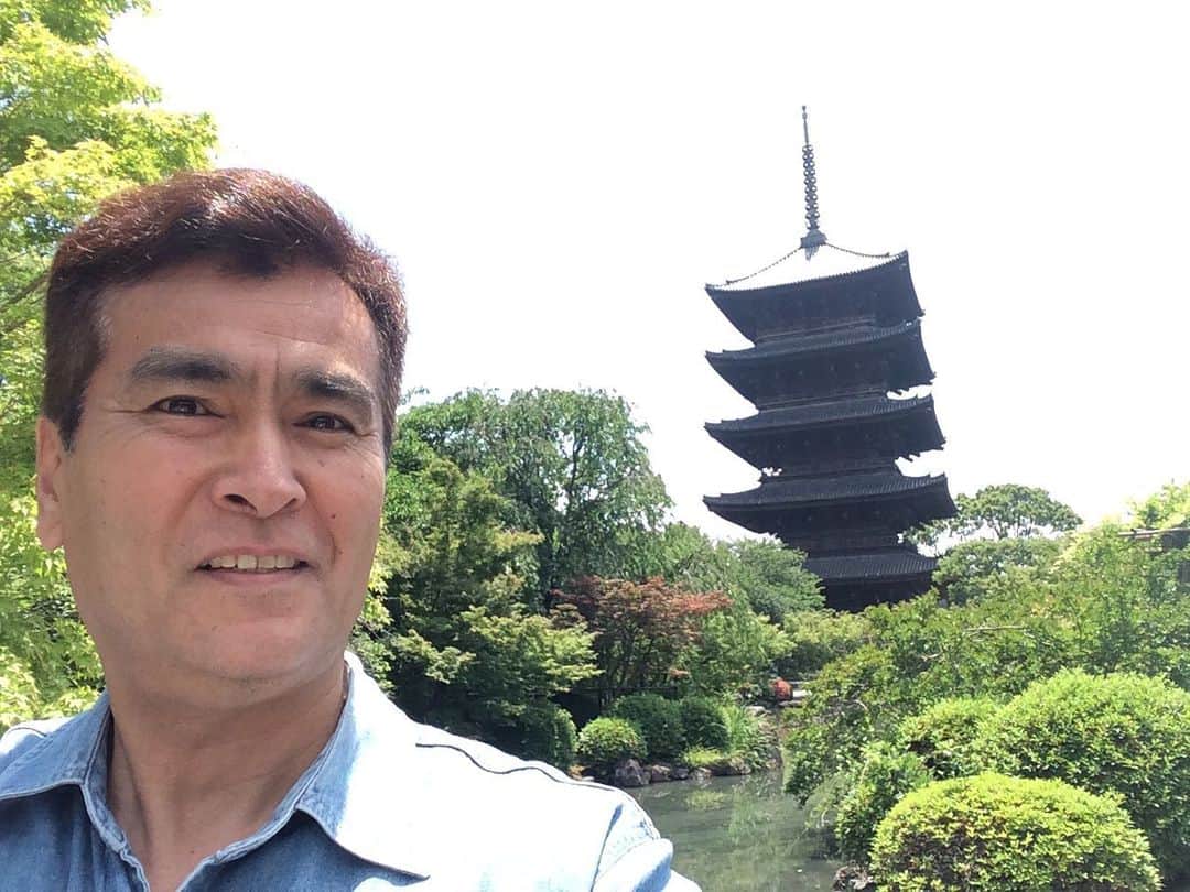 石原良純さんのインスタグラム写真 - (石原良純Instagram)「京都、東寺の五重塔。講堂の立体曼荼羅を見に行ったら東京の国立博物館に出張中だった。残念。 #五重塔 #東寺」6月9日 12時03分 - yoyoshizumi