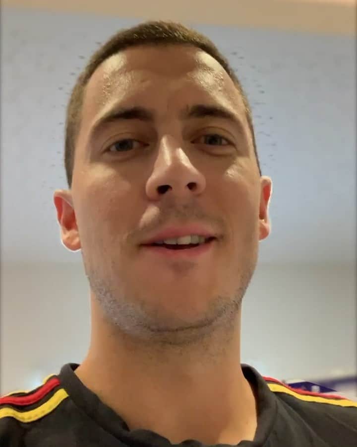 エデン・アザールのインスタグラム：「Thank you for the game 🆚 Kazakhstan! Use 'EDEN100' to get a 25% reduction for the Scotland game. See you on Tuesday my friends! 😉 link in bio!  Merci pour le match contre le Kazakhstan! Utilise le code 'EDEN100' pour recevoir 25% de réduction pour le match contre l'Écosse. À mardi mes amis 😉 Lien dans ma description. 🇧🇪」