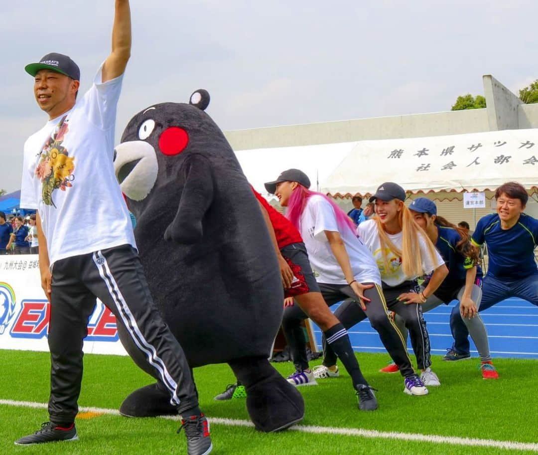 USAさんのインスタグラム写真 - (USAInstagram)「EXILE CUP 2019スタート♪♪♪♪ 九州予選は初めての熊本の益城町陸上競技場です☆  今年も熱い大会になりそうです！！ 優勝チームはヨーロッパ夢者修行ツアー！！ #exilecup  #ldh #dreamforchildren」6月9日 13時23分 - exileusa_danceearth