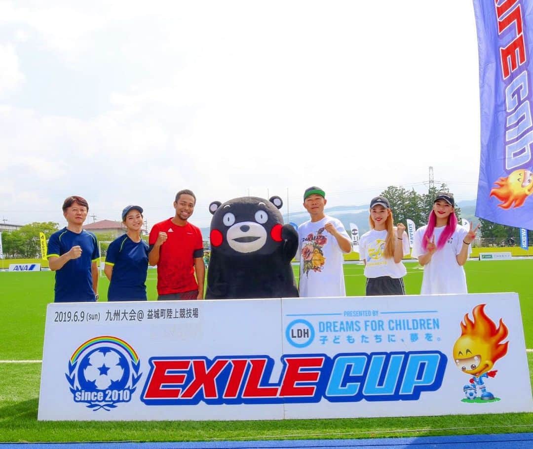 USAさんのインスタグラム写真 - (USAInstagram)「EXILE CUP 2019スタート♪♪♪♪ 九州予選は初めての熊本の益城町陸上競技場です☆  今年も熱い大会になりそうです！！ 優勝チームはヨーロッパ夢者修行ツアー！！ #exilecup  #ldh #dreamforchildren」6月9日 13時23分 - exileusa_danceearth