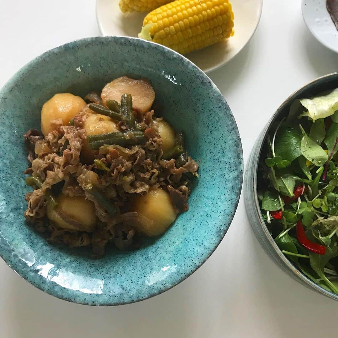 丸山敬太さんのインスタグラム写真 - (丸山敬太Instagram)「姉ちゃんがつくってくれる肉じゃがが、いつも激うま。」6月9日 14時19分 - keitamaruyama