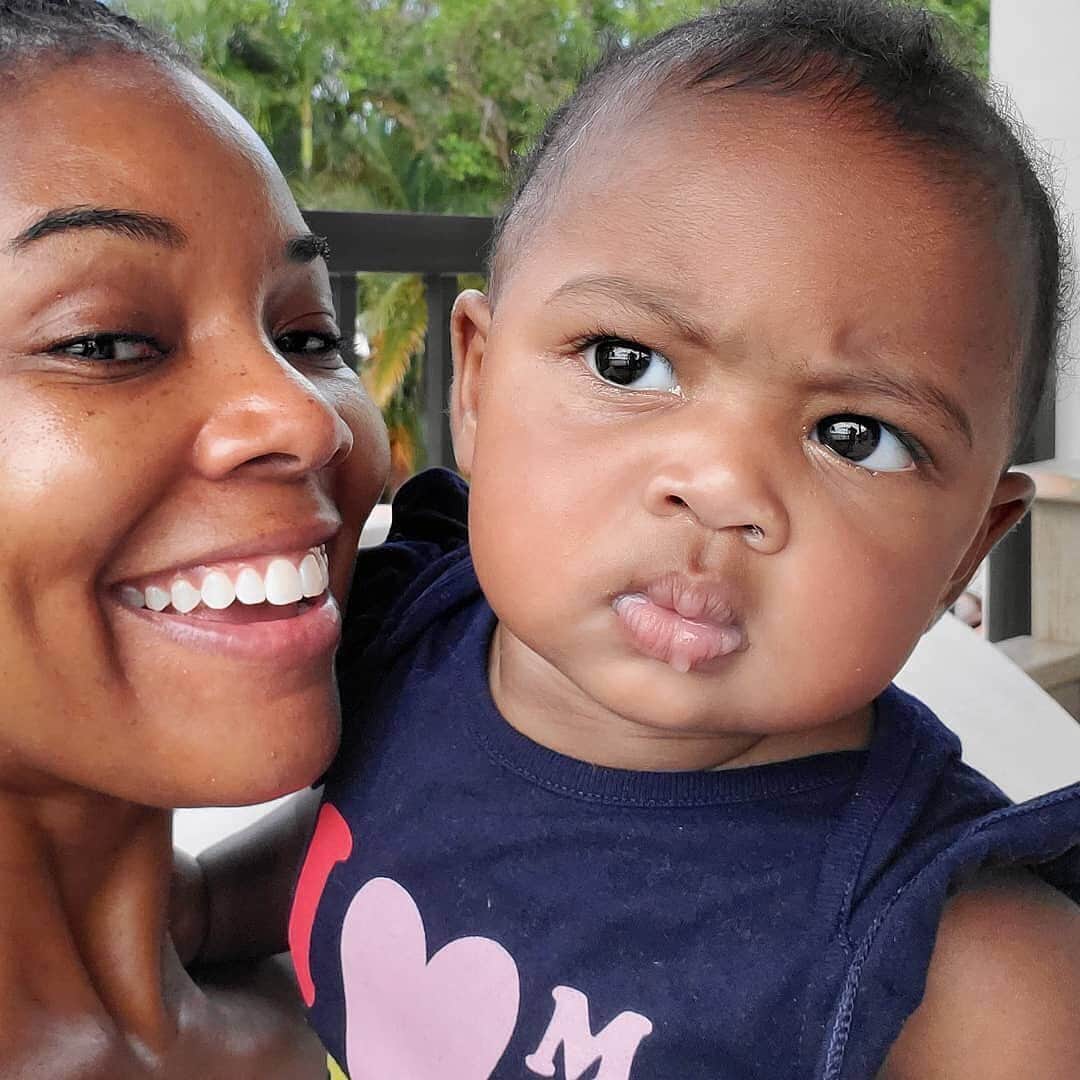 People Magazineさんのインスタグラム写真 - (People MagazineInstagram)「Cuteness overload! 😍 We can't get enough of Gabrielle Union and her #shadybaby Kaavia. | #Regram @gabunion」6月9日 14時13分 - people
