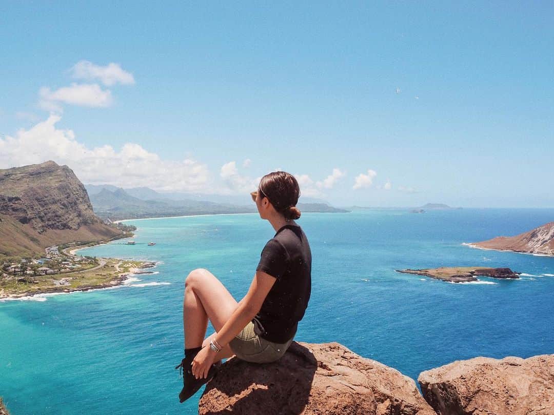 櫻井千尋さんのインスタグラム写真 - (櫻井千尋Instagram)「✮ Spot ✈︎ Hawaii,makapu. . ハワイのマカプウからの景色✶⋆ 天気も恵まれて、 こんな真っ青な空と海を見れました🏖 やったー！！！ . . . #hawaii #ハワイ #マカプウ #makapu #trip #travel #旅行」6月9日 15時20分 - chihirosakurai