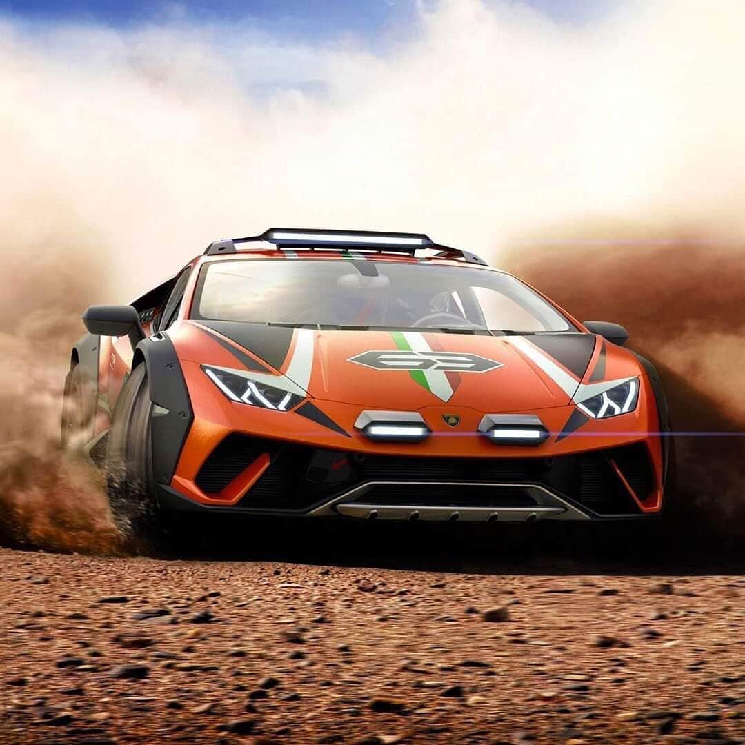 HYPEBEASTさんのインスタグラム写真 - (HYPEBEASTInstagram)「#hypeAF: @lamborghini has built an off-road rally-spec version of the Huracán Evo supercar, dubbed the Sterrato. Blending high-performance with high-riding, the whip packs in a 640 BHP V10 engine, “balloon” tires and floodlights.  Photo: Lamborghini」6月9日 16時30分 - hypebeast