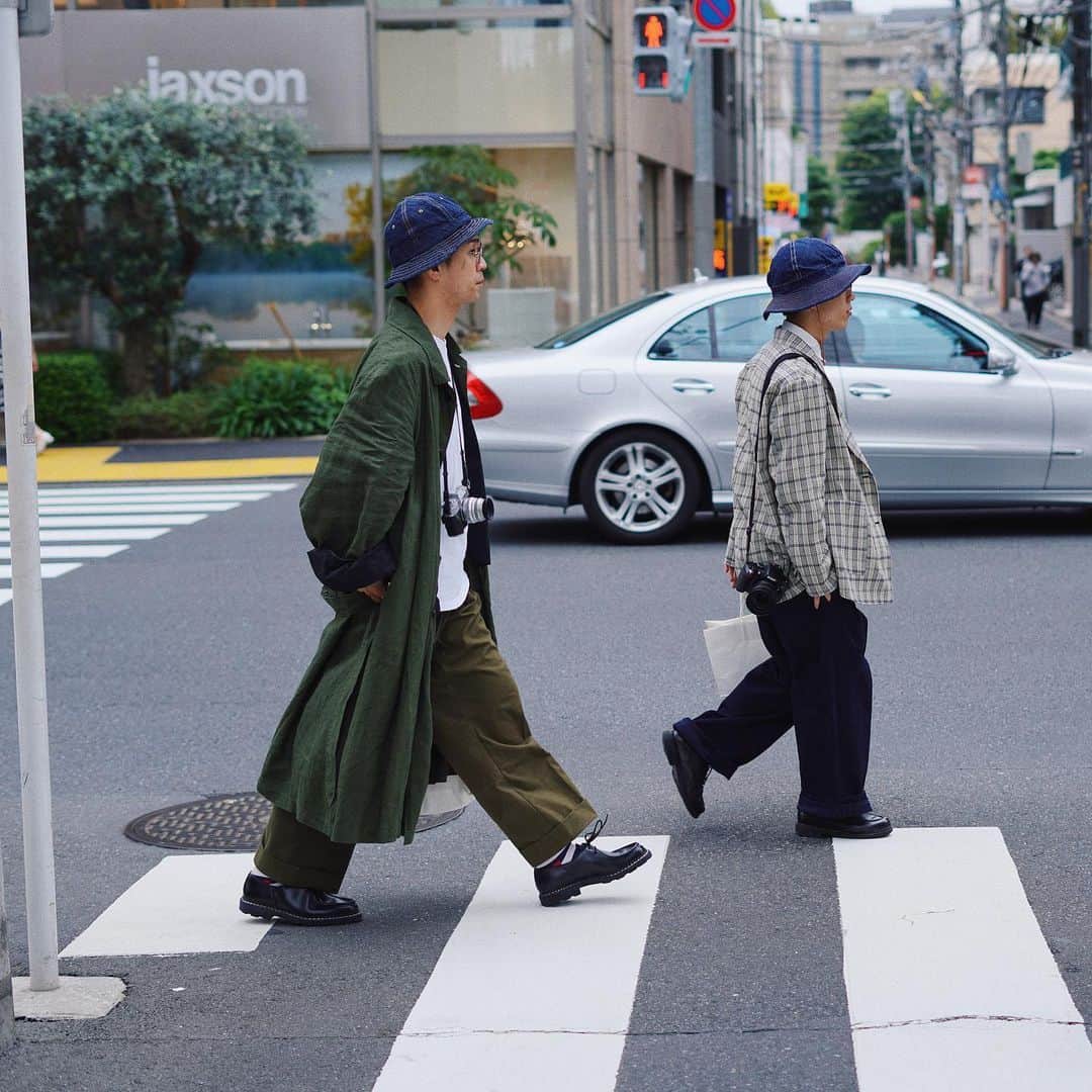 yukiのインスタグラム：「ㅤㅤㅤㅤㅤㅤㅤㅤㅤㅤㅤㅤㅤ orslowのバケハは伸びきってだらしない髪の毛を全て優しく包んで隠してくれる」