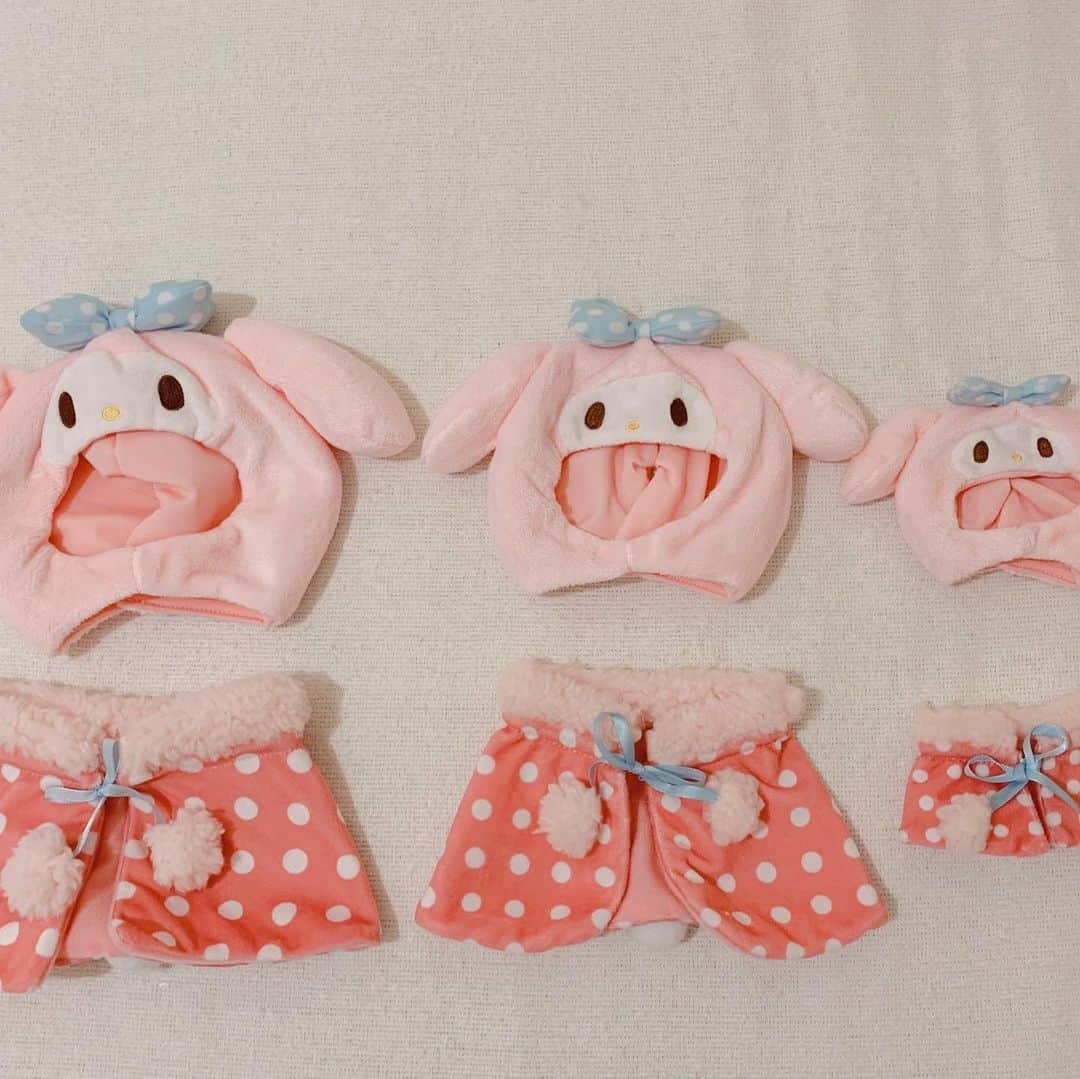 のんたさんのインスタグラム写真 - (のんたInstagram)「のんめろ◁ぼーめろ◁ぱんめろ🐰 ぱんちゃんのサイズがあって大感激💕 ・ #scottishfold #catstagram_japan #catsofinstagram #cats_of_instagram #catoftheday #purr #ilovemycat #bestmeow #catlover #cutecat #kittensofinstagram #cute #スコティッシュフォールド#sanrio#mymelody#マイメロディ」6月9日 20時26分 - utacci