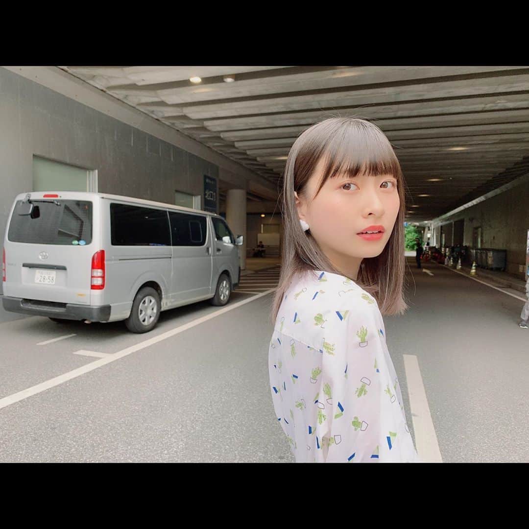 松岡はなのインスタグラム：「サボテン柄のワンピース🌵🌵 かわいいでしょ〜❤︎」