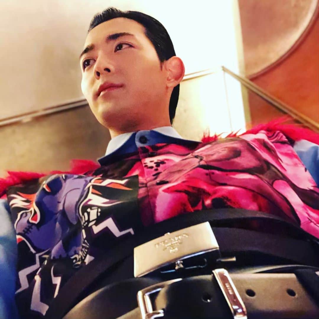竜星涼のインスタグラム：「I had a wonderful time in shanghai🇨🇳🏙✨@prada #pradass20 #prada #shanghai #danedehaan  #梁靖康」
