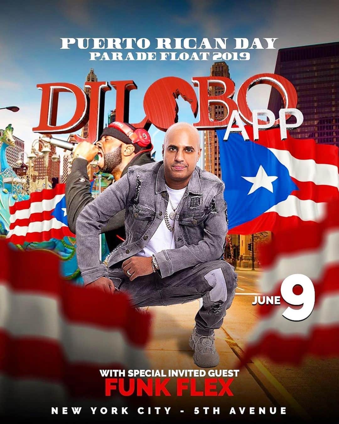 ファンクマスター・フレックスのインスタグラム：「@djlobo x @funkflex !!!!!! Movie Today!!!!!」