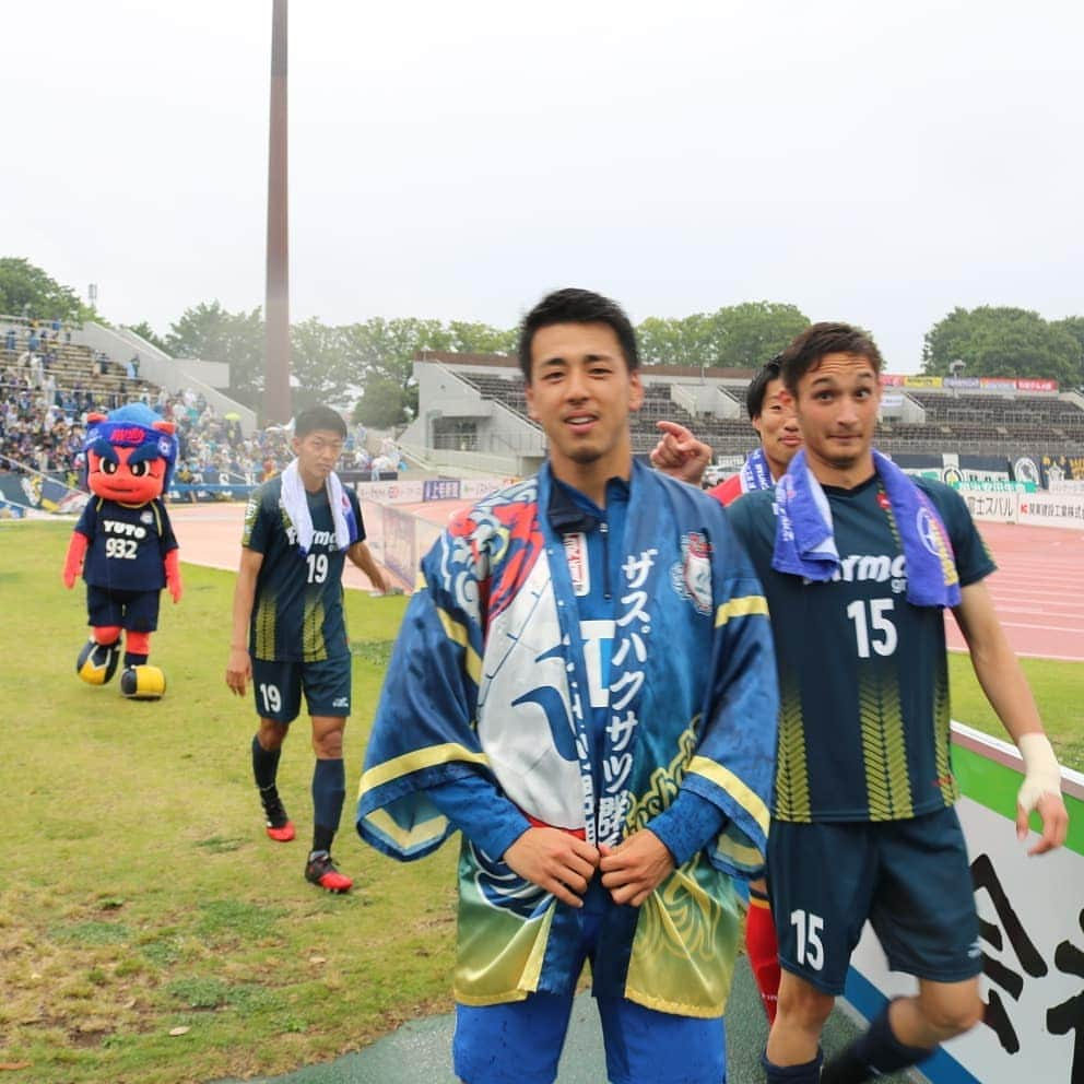 ザスパクサツ群馬さんのインスタグラム写真 - (ザスパクサツ群馬Instagram)「. 今日は、5－0で勝利✨✨ ザスパがJリーグに昇格してから初の5得点‼️ 過去にガイナーレ鳥取とは、0－5で敗戦するという苦い結果もありました。(2011年の第21節) . この勢いで、次の「バトルオブ上信越」AC長野パルセイロ戦も勝利しましょう🎵 . . #ザスパクサツ群馬 #thespa #jleague #勝利 #win  #髙澤優也 #青木翔大 #岡田翔平 #吉田将也 #goal」6月9日 23時14分 - thespakusatsugunma_official