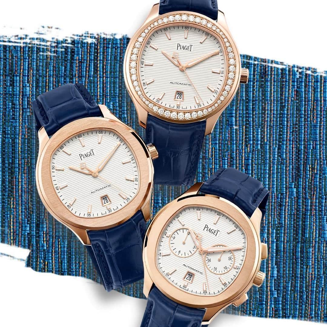 ピアジェさんのインスタグラム写真 - (ピアジェInstagram)「Blue, bold, and simply #Piaget, it's our #PiagetPolo with a rose gold case. #Piaget #PiagetWatches #Watches」6月10日 0時00分 - piaget