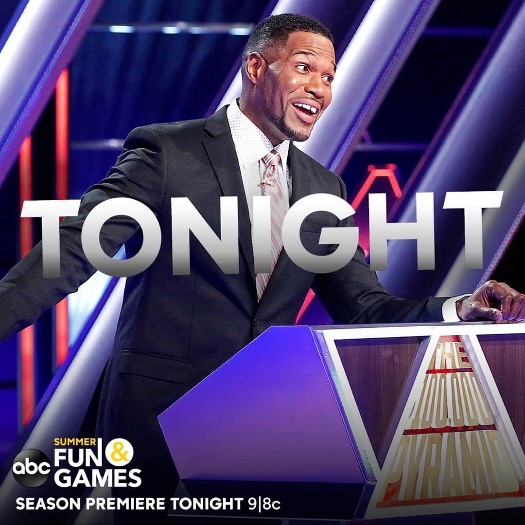 アメリカン・ブロードキャスティング・カンパニーのインスタグラム：「@michaelstrahan is bringing the heat when #100KPyramid returns tonight at 9|8c! @pyramidabc」