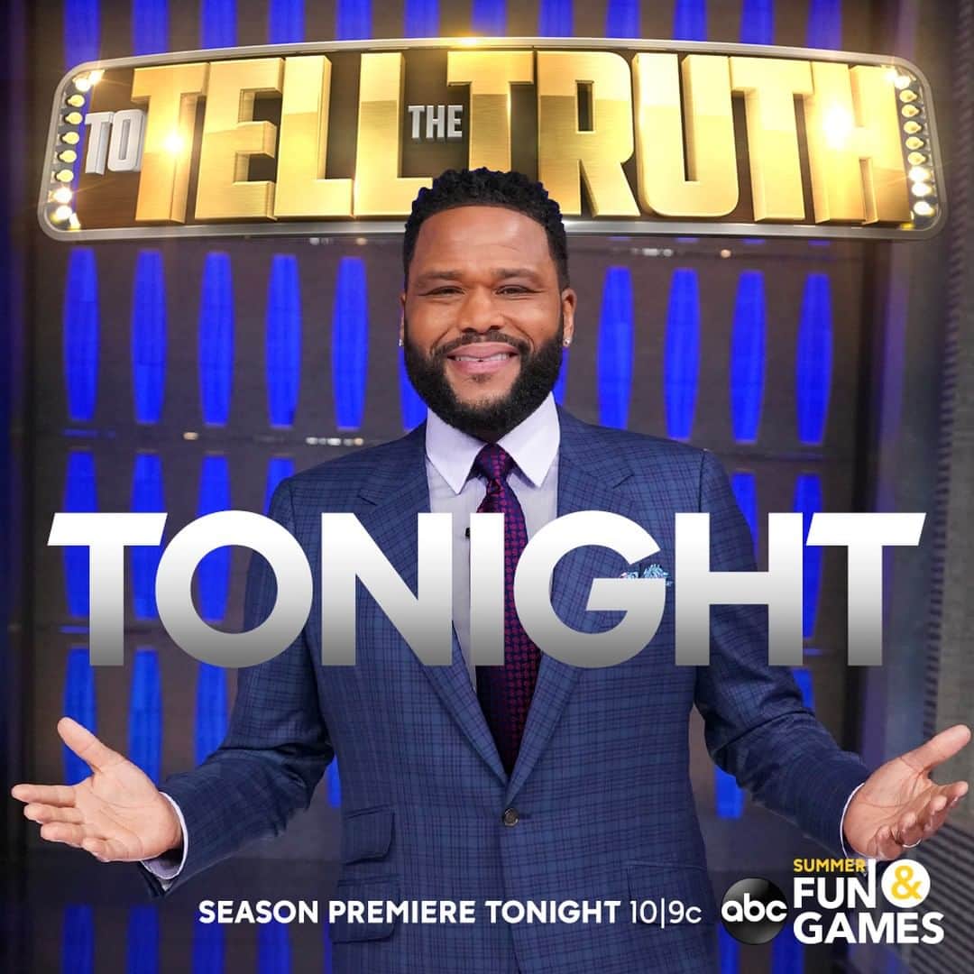 アメリカン・ブロードキャスティング・カンパニーのインスタグラム：「Only one has sworn #ToTellTheTruth! Tune in TONIGHT at 10|9c on ABC, hosted by @anthonyanderson!」