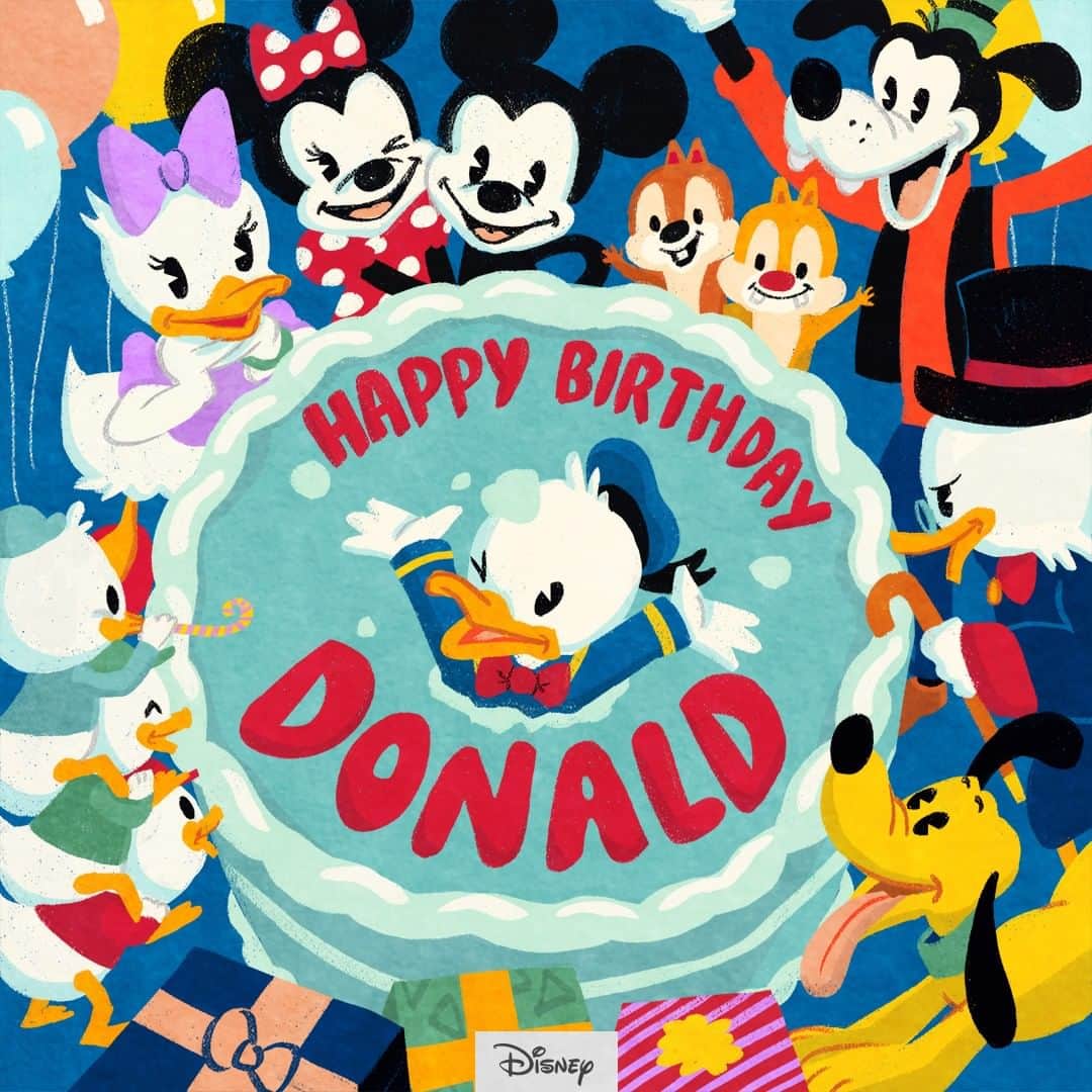 Disneyさんのインスタグラム写真 - (DisneyInstagram)「Happy Birthday, Donald Duck! 🎂 You’re the best fine-feathered friend anyone could ask for.」6月10日 1時00分 - disney
