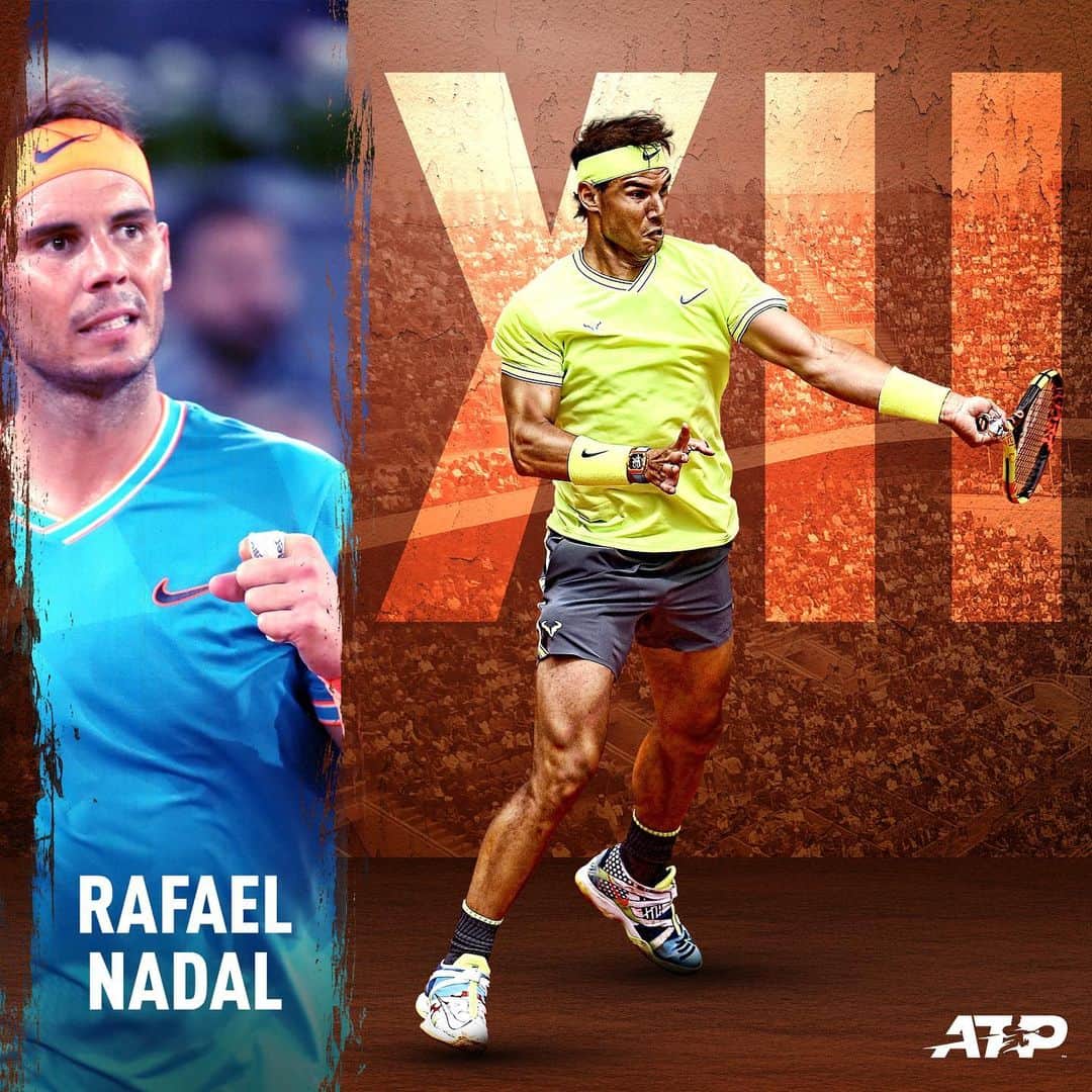 ATP World Tourさんのインスタグラム写真 - (ATP World TourInstagram)「YOU CAN’T STOP THE KING 👑 @rafaelnadal is the 2019 @rolandgarros champion 🏆」6月10日 1時13分 - atptour